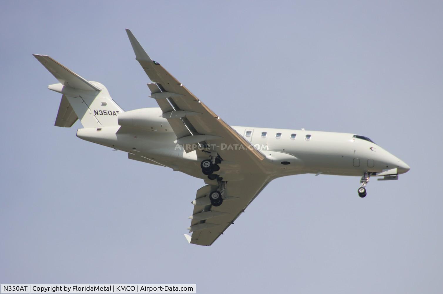N350AT, 2018 Bombardier Challenger 350 (BD-100-1A10) C/N 20795, Challenger 350 zx hou-mco