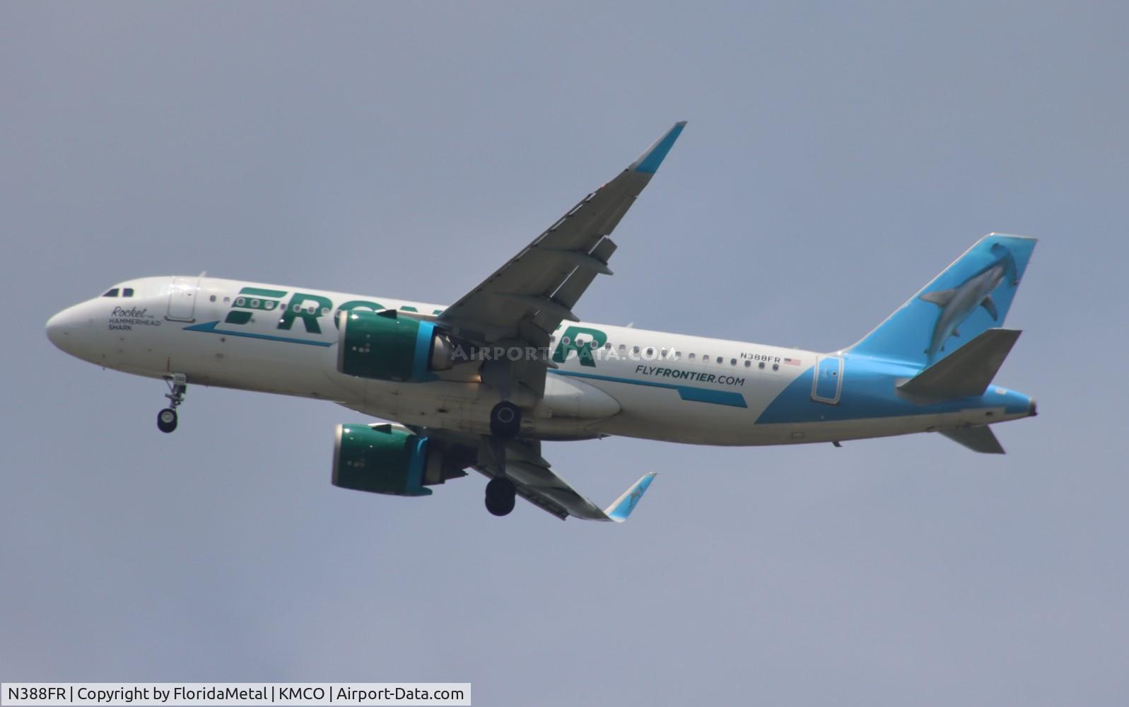 N388FR, 2022 Airbus A320-251N C/N 10768, FFT A32N Rocket zx mdw-mco