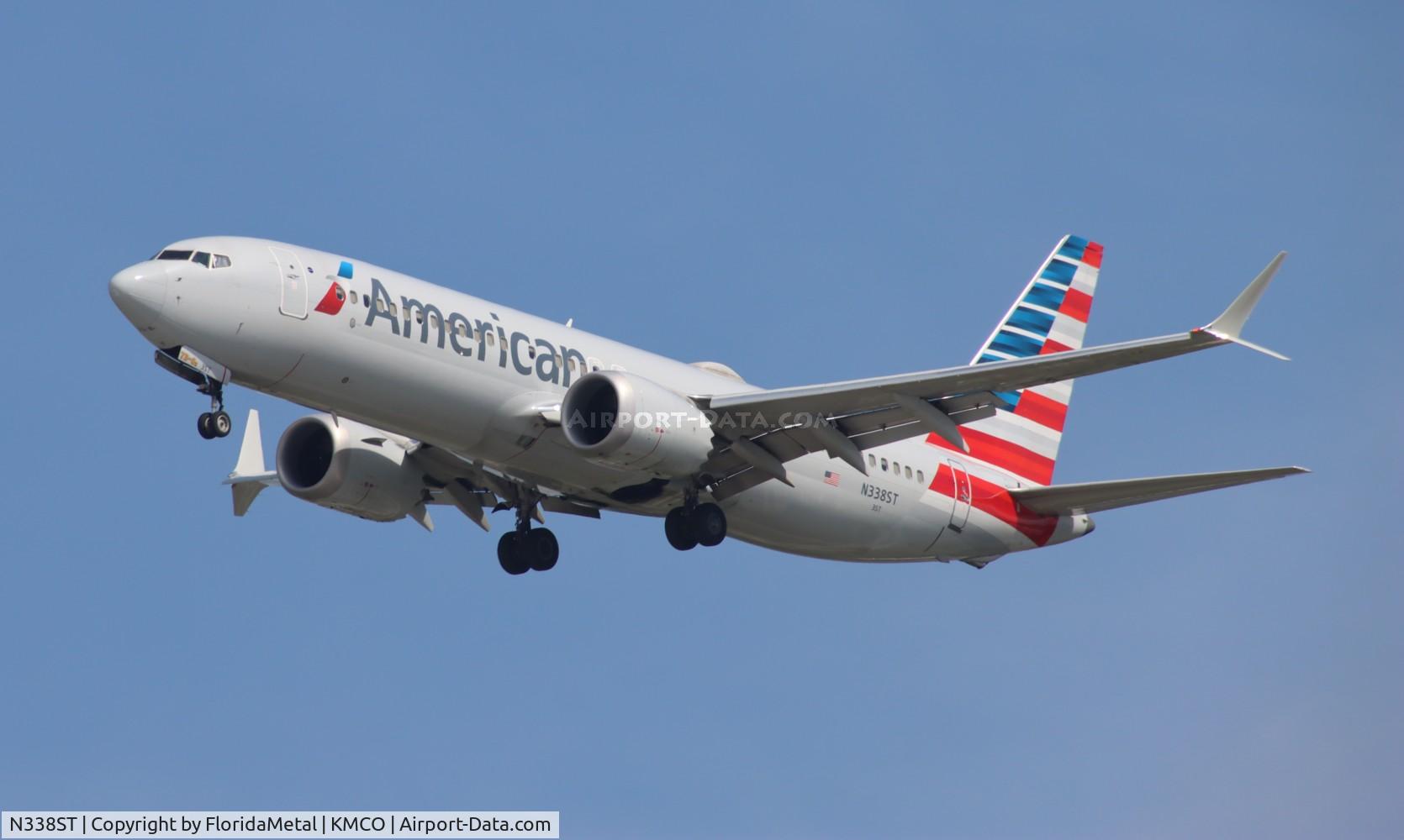 N338ST, 2020 Boeing 737-8 MAX C/N 44484, AAL 737-8 zx dca-mco