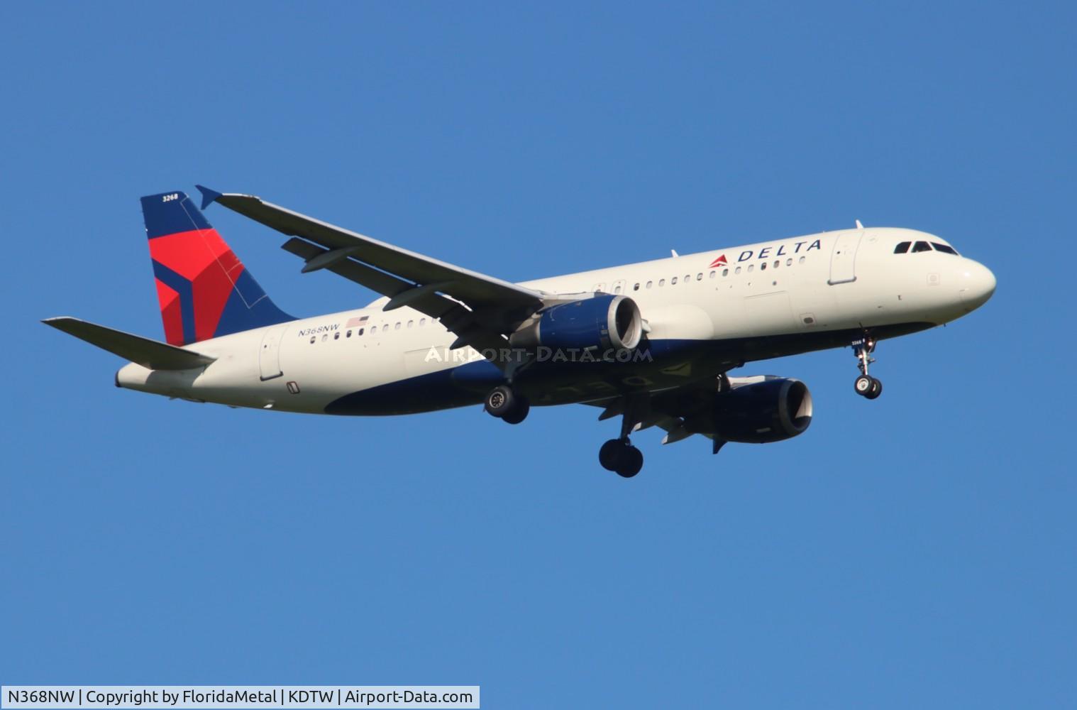 N368NW, 1999 Airbus A320-212 C/N 0996, DAL A320 zx aus-dtw