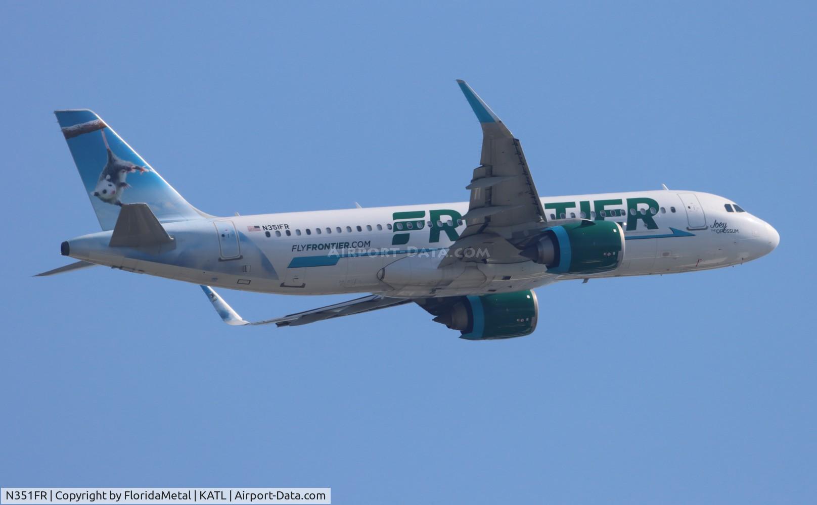 N351FR, 2019 Airbus A320-251N C/N 8913, FFT A32N Joey zx atl-mia