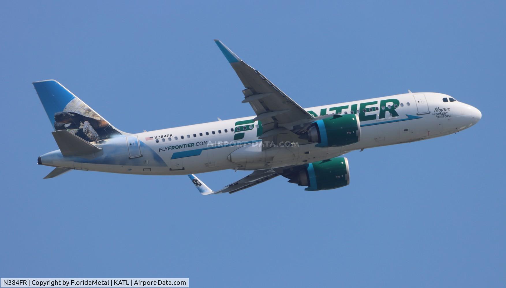 N384FR, 2021 Airbus A320-251N C/N 10596, FFT A32N Mojave zx atl-puj, mdpc