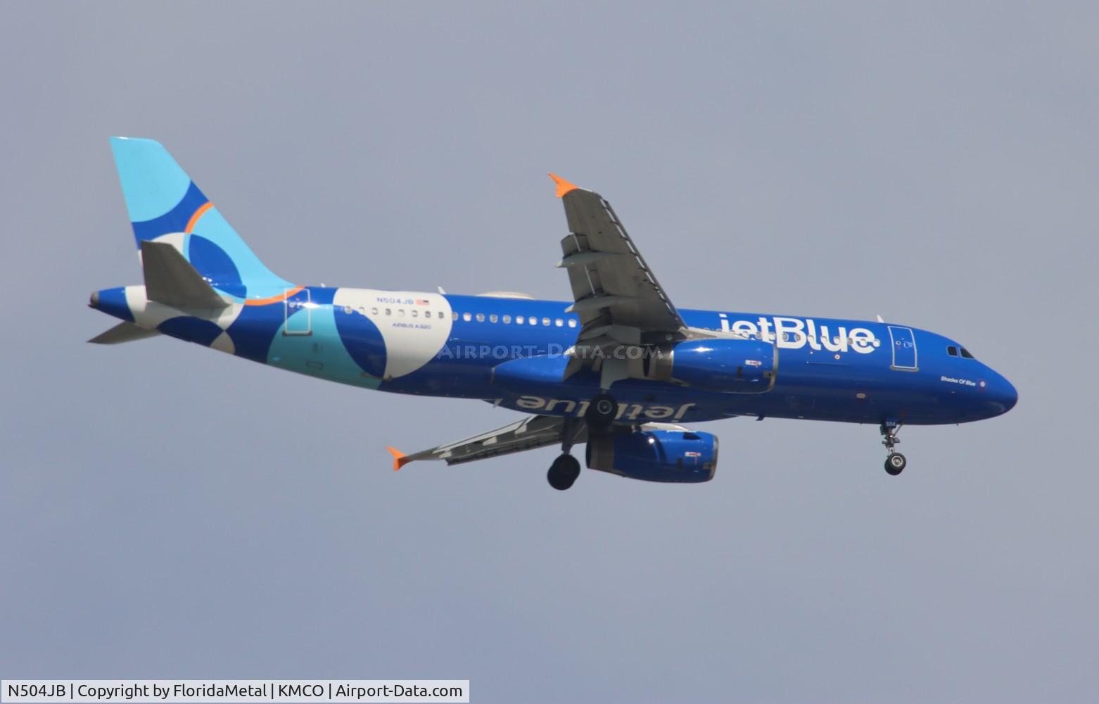 N504JB, 1999 Airbus A320-232 C/N 1156, JBU A320 nc zx orh-mco