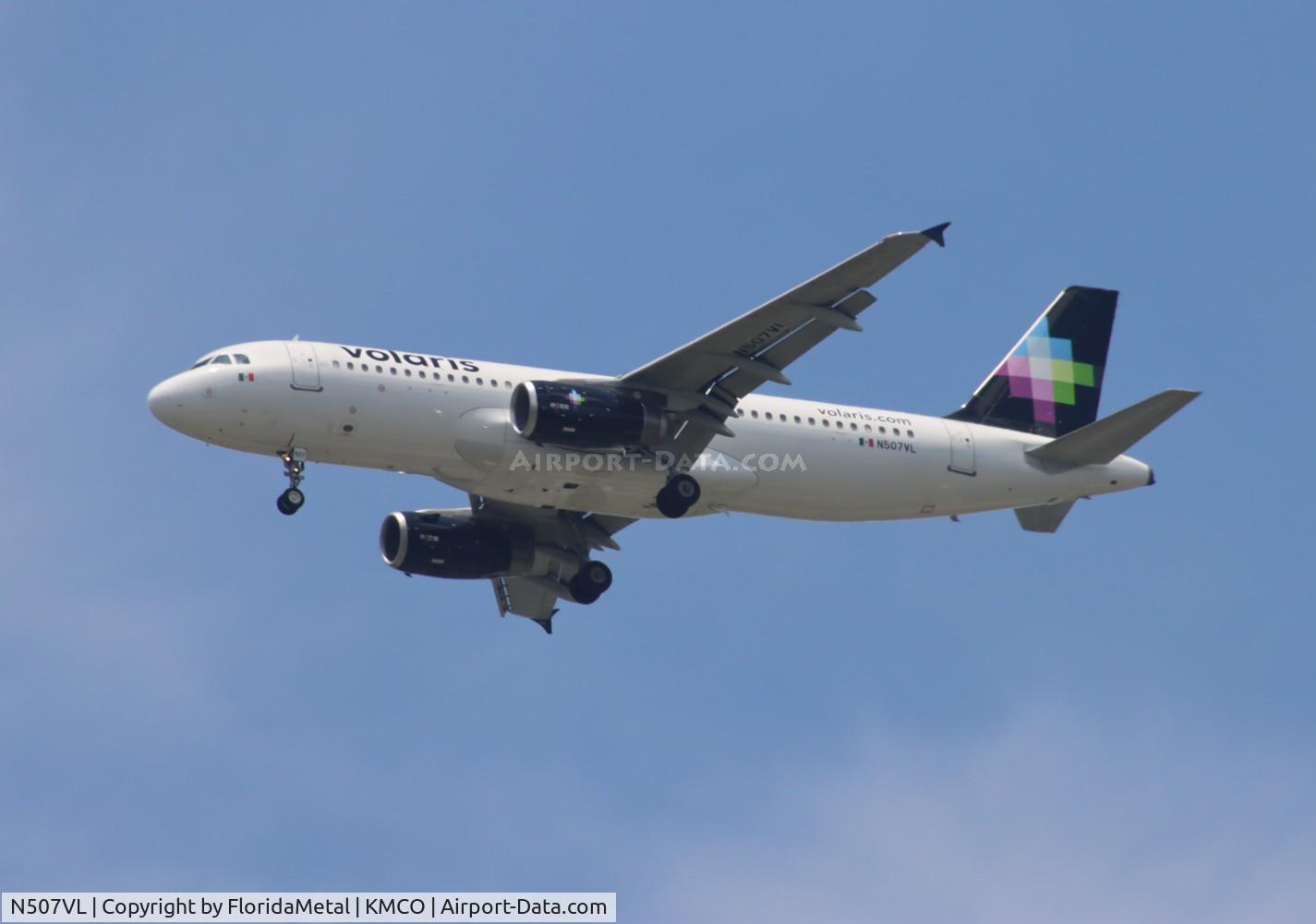 N507VL, 2011 Airbus A320-233 C/N 4832, Volarus A320 zx gdl, mmgl-mco
