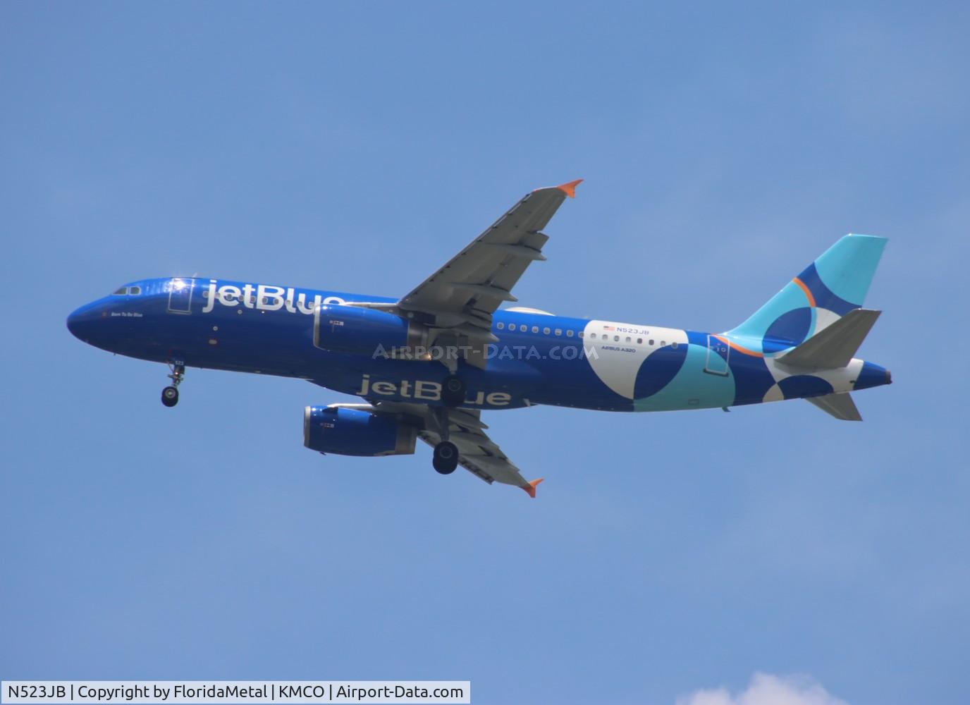 N523JB, 2001 Airbus A320-232 C/N 1506, JBU A320 nc zx syr-mco