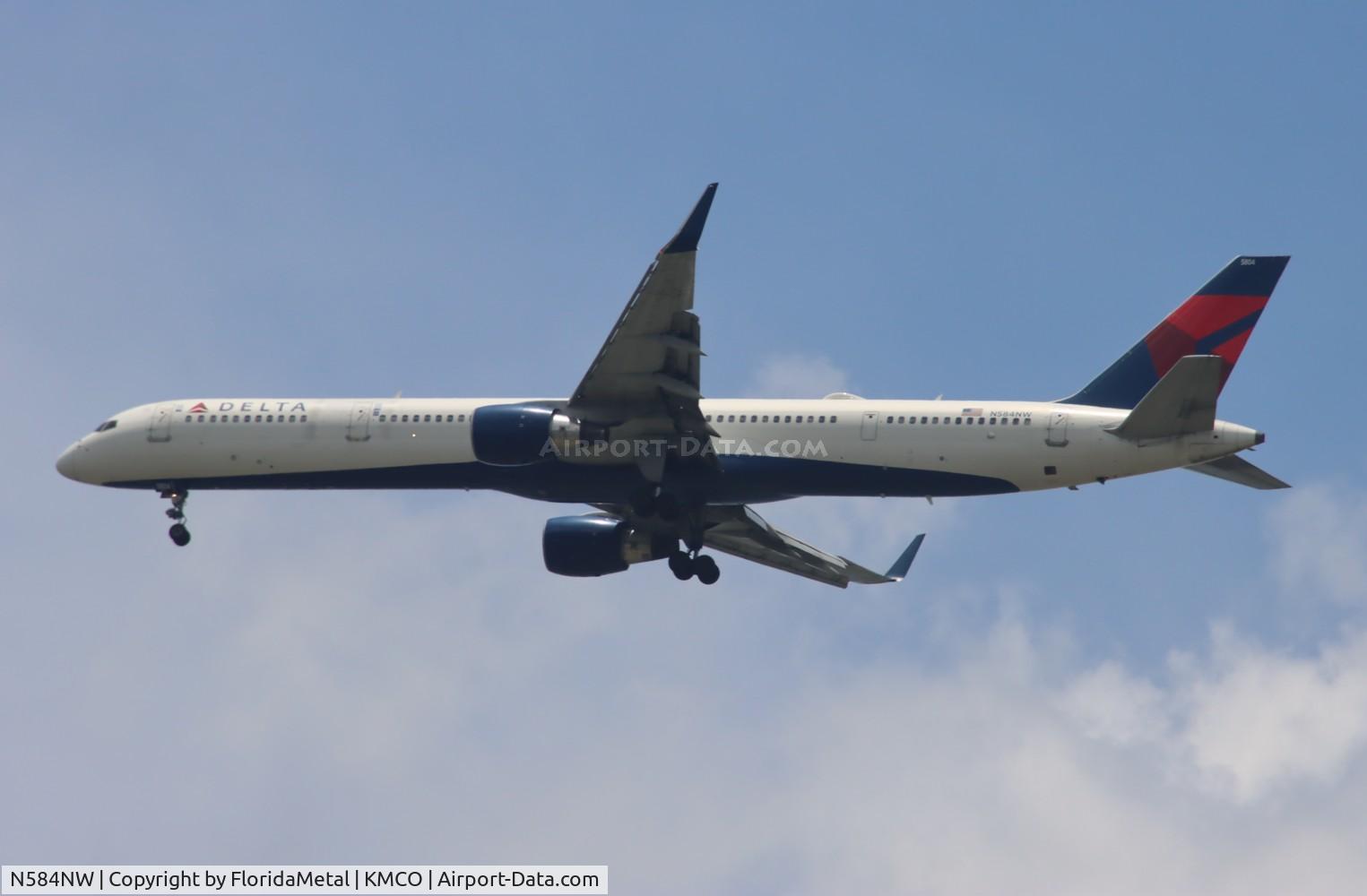 N584NW, 2002 Boeing 757-351 C/N 32984, DAL 753 zx msp-mco