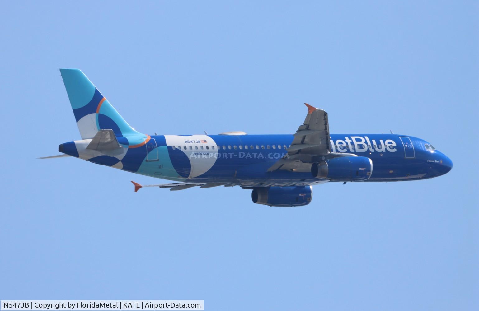 N547JB, 2002 Airbus A320-232 C/N 1849, JBU A320 zx atl-jfk
