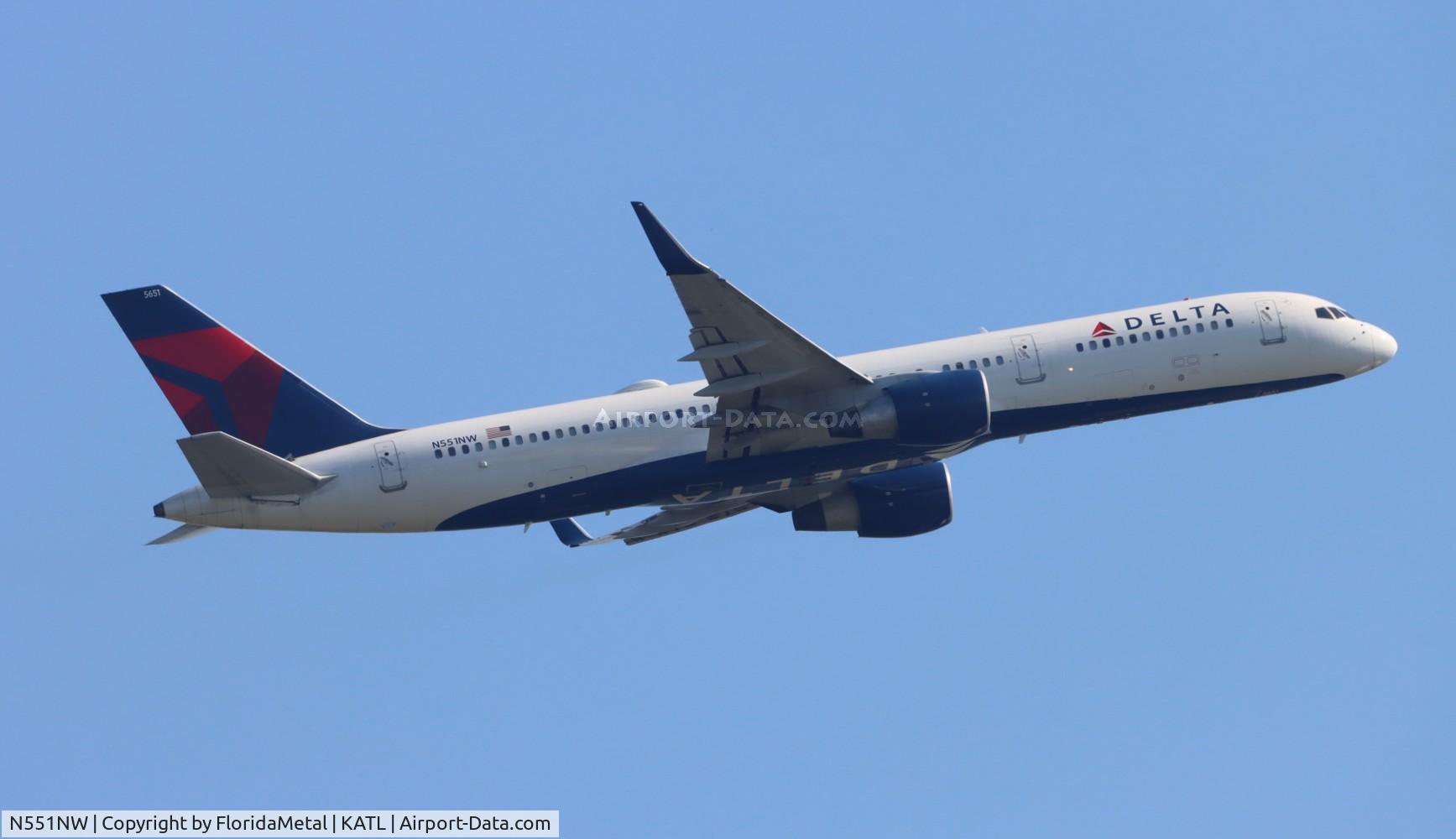 N551NW, 2001 Boeing 757-251 C/N 26498, DAL 752 zx atl-mia