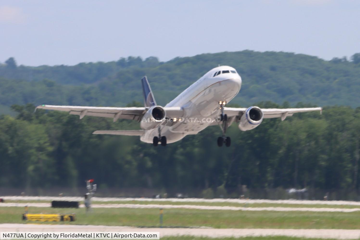N477UA, 2001 Airbus A320-232 C/N 1514, UAL A320 oc zx tvc-den