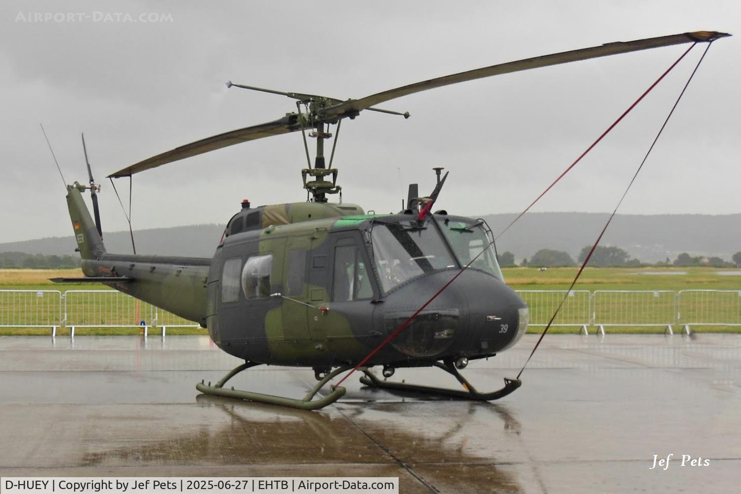 D-HUEY, Bell (Dornier) UH-1D Iroquois (205) C/N 8459, At Bückeburg. Ex Heeresflieger 73+39.