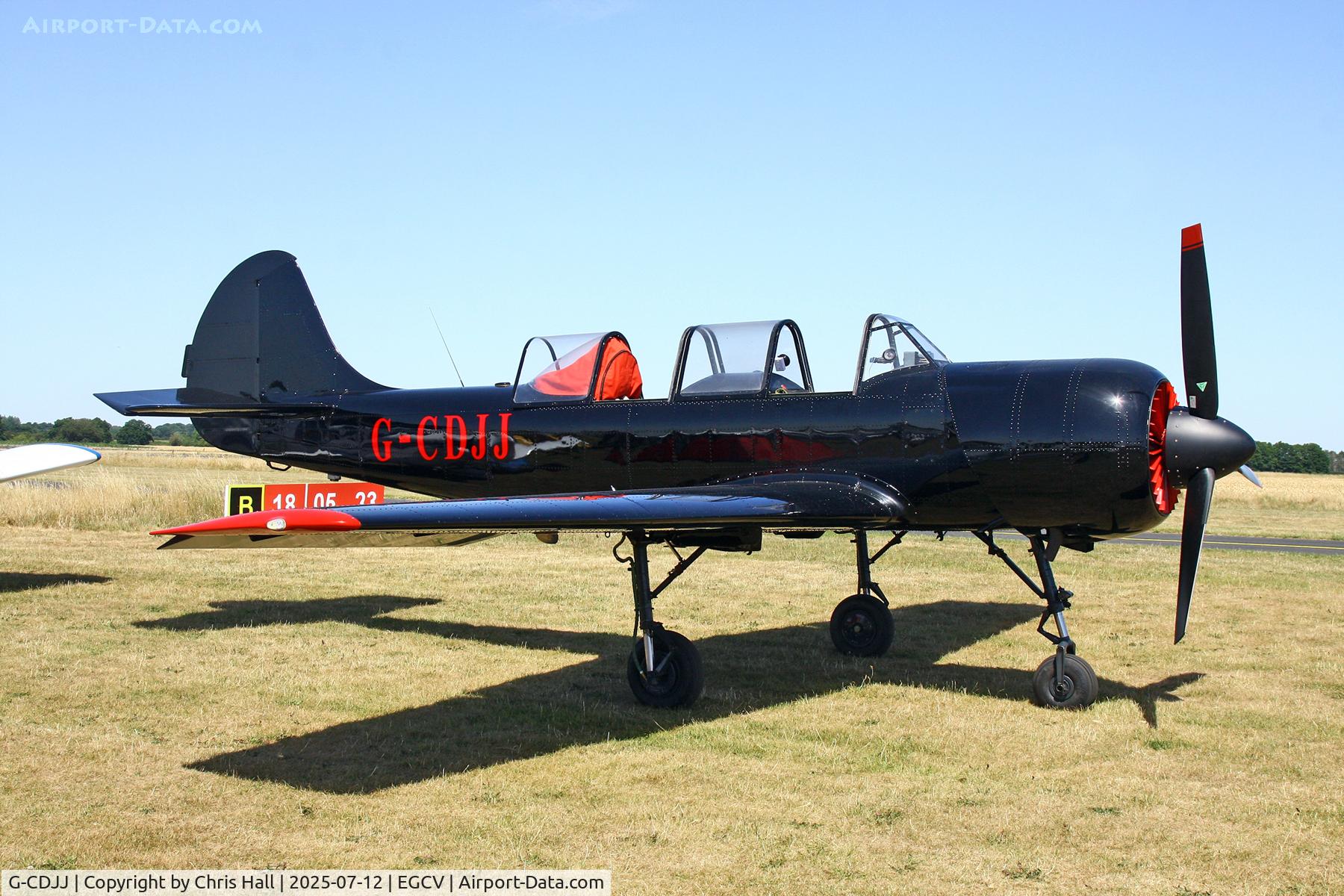 G-CDJJ, 1989 Bacau Yak-52 C/N 899912, Sleapkosh 2025