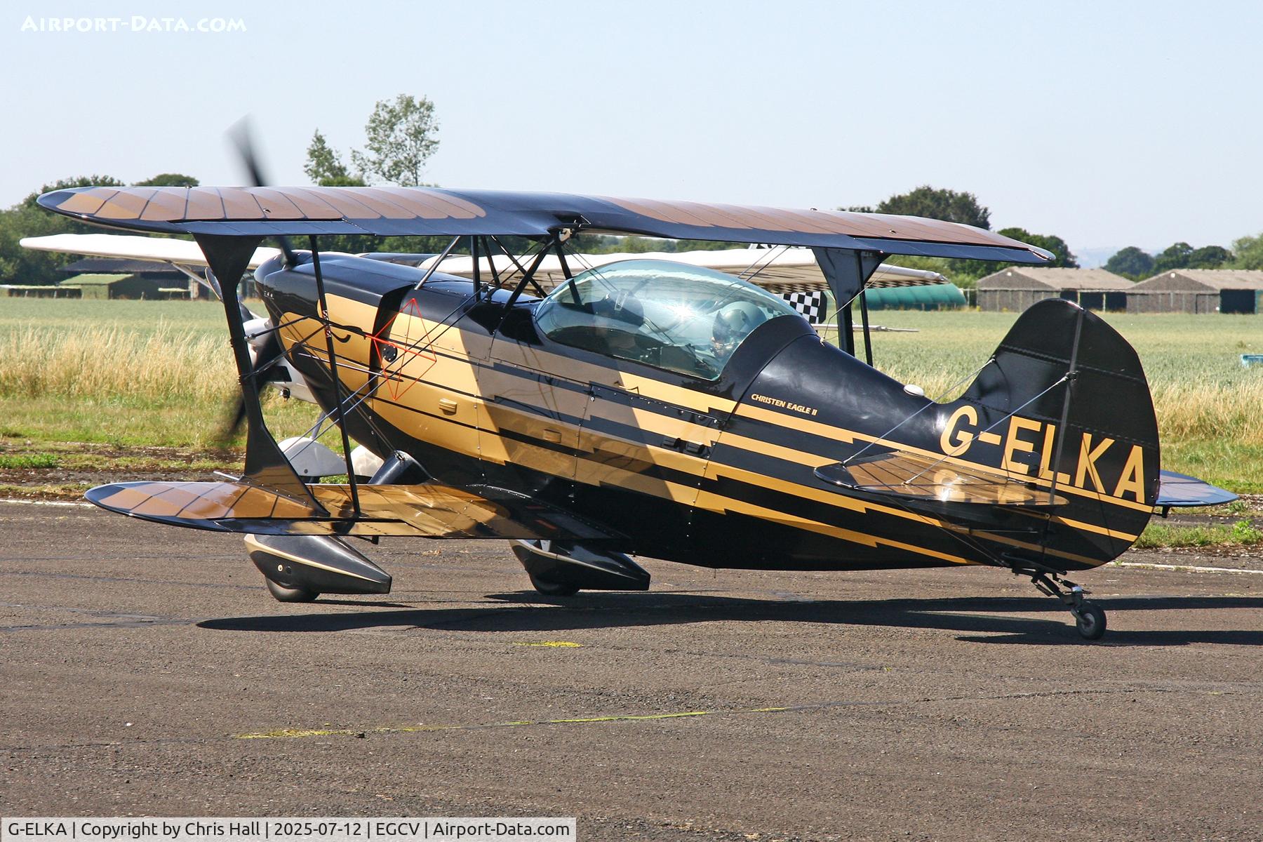 G-ELKA, 1981 Christen Eagle II C/N 0001 (G-ELKA), Sleapkosh 2025