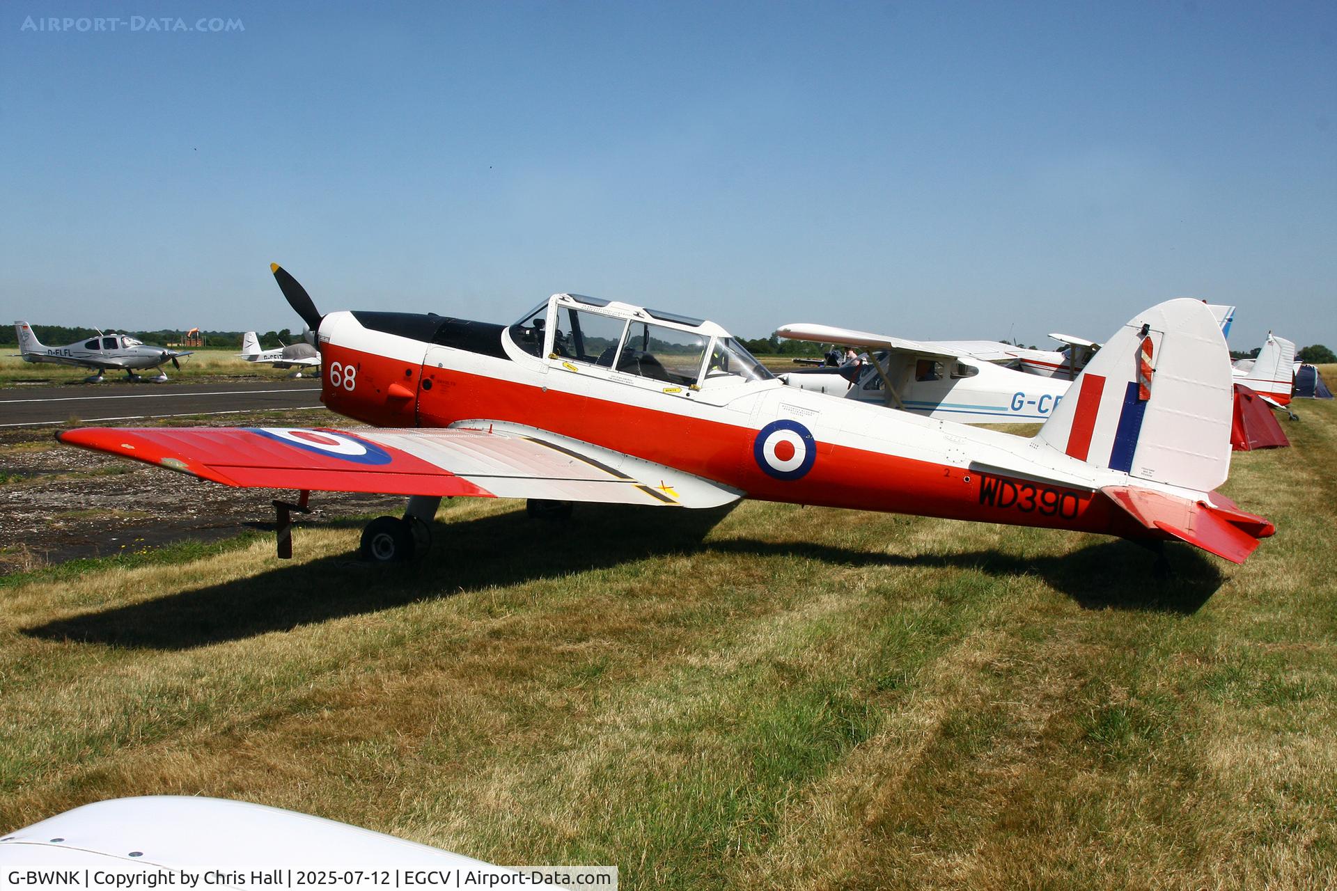 G-BWNK, 1951 De Havilland DHC-1 Chipmunk T.10 C/N C1/0317, Sleapkosh 2025