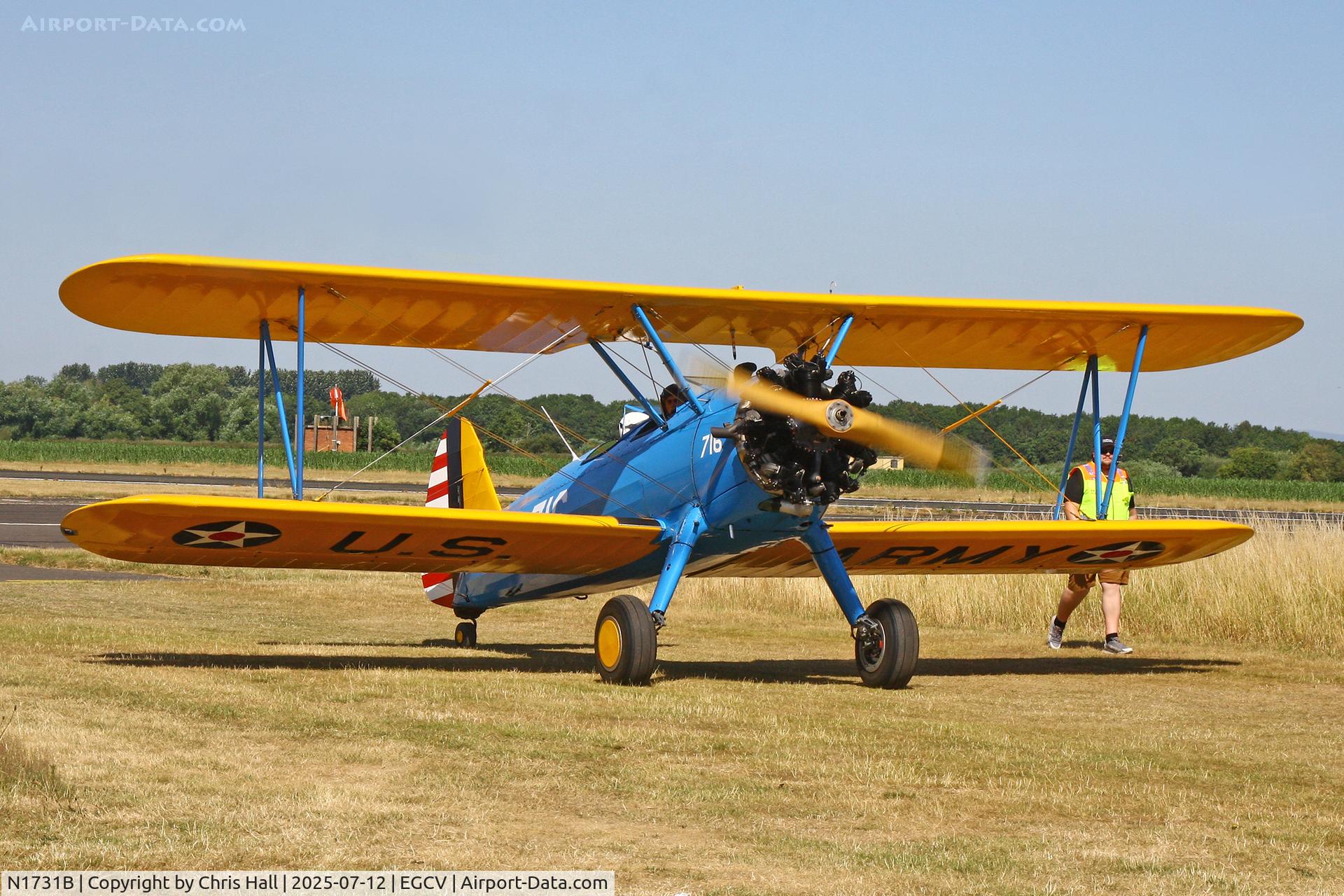 N1731B, 1943 Boeing E75 C/N 75-5716, Sleapkosh 2025