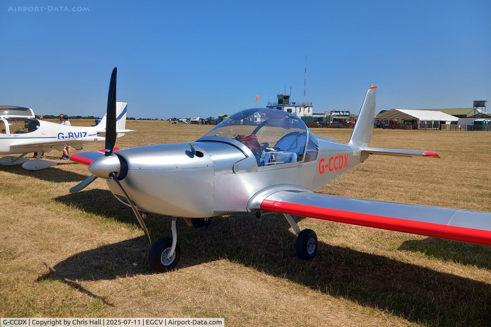 G-CCDX, 2003 Aerotechnik EV-97 Eurostar C/N PFA 315-14013, Sleapkosh 2025