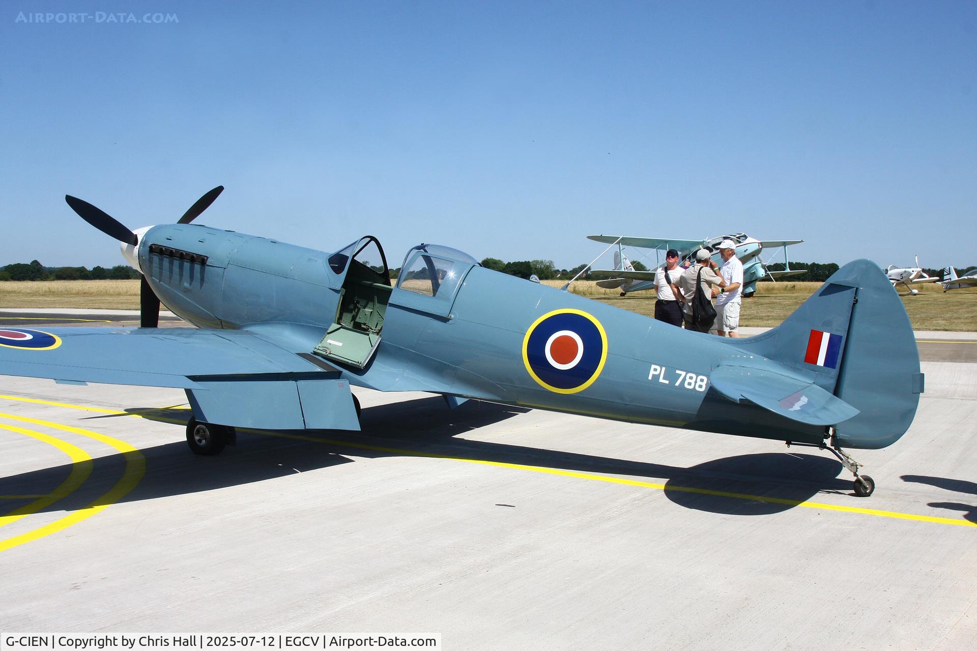 G-CIEN, 2014 Supermarine Aircraft Spitfire Mk.26 C/N PFA 324-14492, Sleapkosh 2025