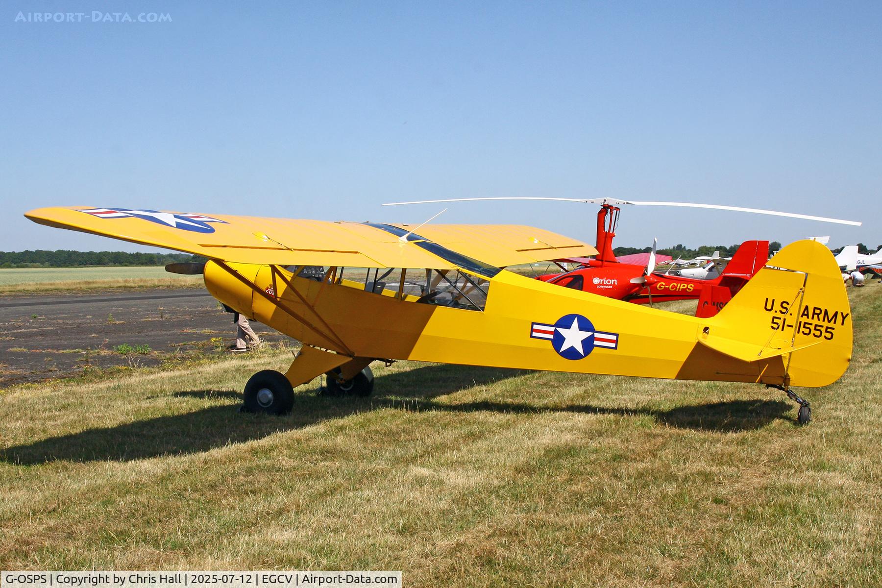 G-OSPS, 1951 Piper L-18C Super Cub (PA-18-95) C/N 18-1555, Sleapkosh 2025