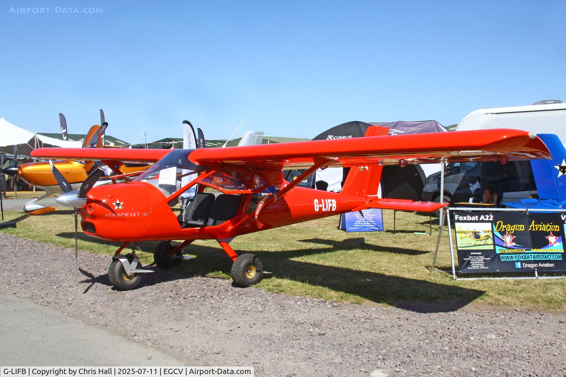 G-LIFB, 2021 Aeroprakt A32 Vixxen C/N LAA 411-15723, Sleapkosh 2025