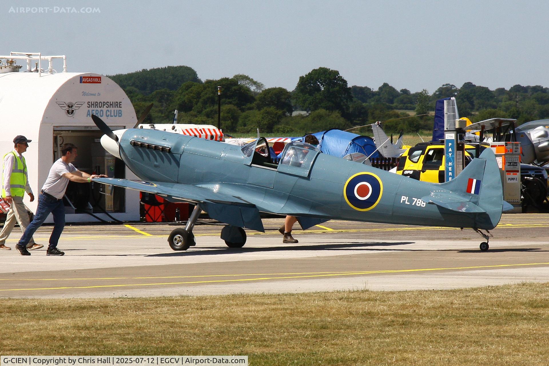 G-CIEN, 2014 Supermarine Aircraft Spitfire Mk.26 C/N PFA 324-14492, Sleapkosh 2025