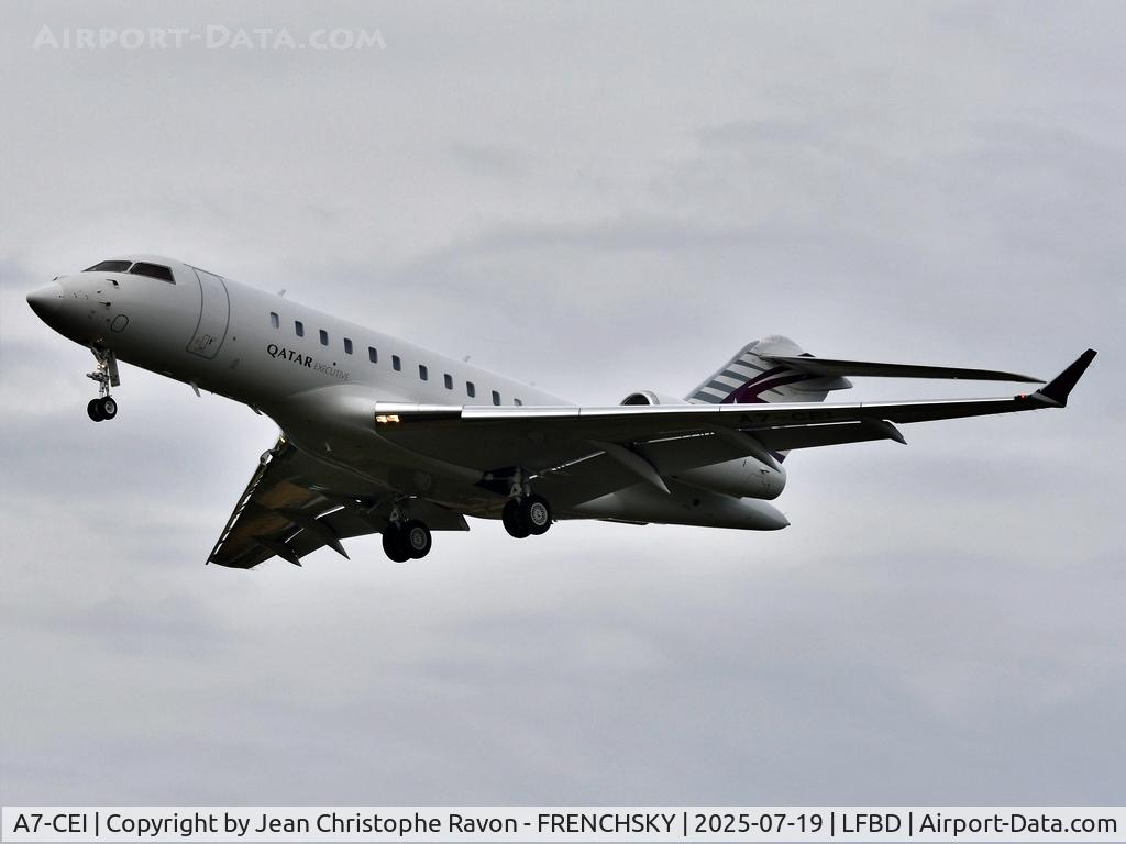 A7-CEI, 2013 Bombardier BD-700-1A11 Global 5000 C/N 9581, Red Sea Project (RSI)	Rimini (RMI) Bordeaux (BOD)	QE963