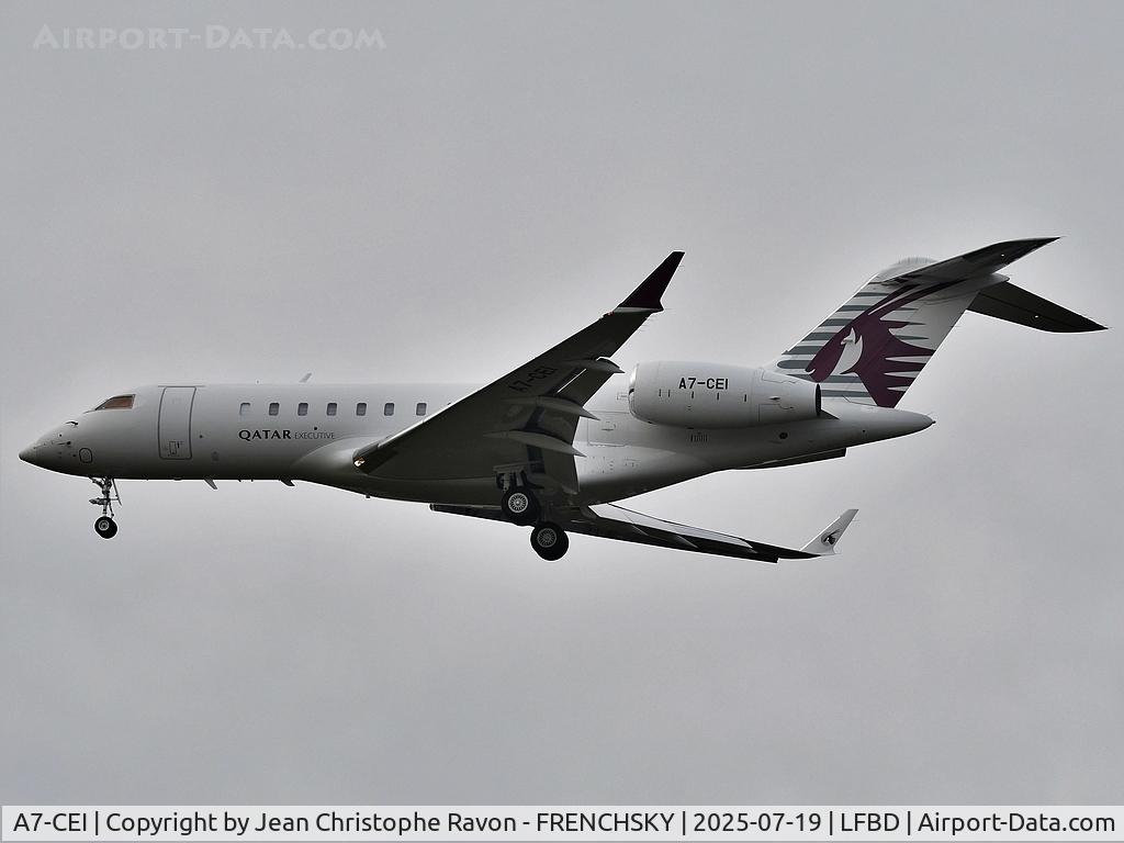 A7-CEI, 2013 Bombardier BD-700-1A11 Global 5000 C/N 9581, Red Sea Project (RSI)	Rimini (RMI) Bordeaux (BOD)	QE963