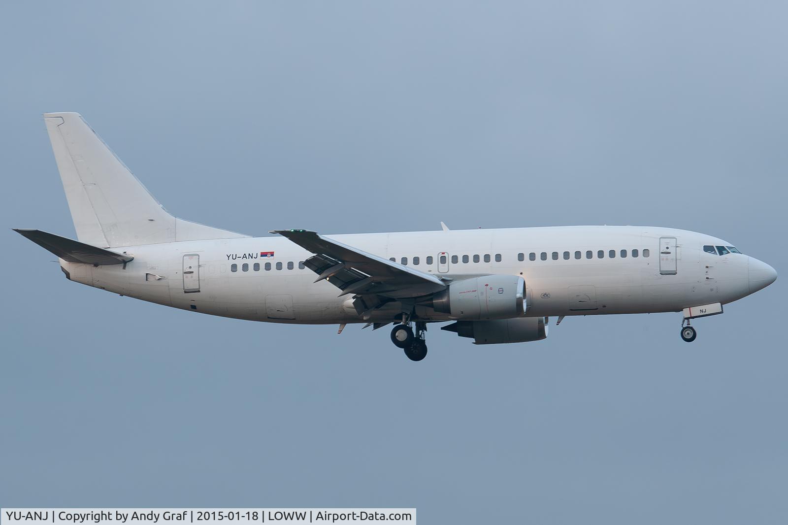 YU-ANJ, 1986 Boeing 737-3H9 C/N 23714/1305, JAT 737-300