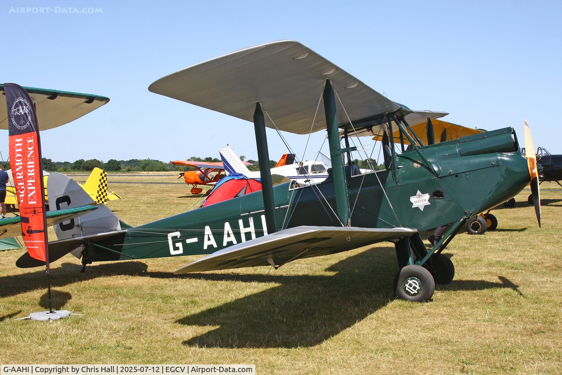 G-AAHI, 1929 De Havilland DH60G Gipsy Moth C/N 1082, Sleapkosh 2025