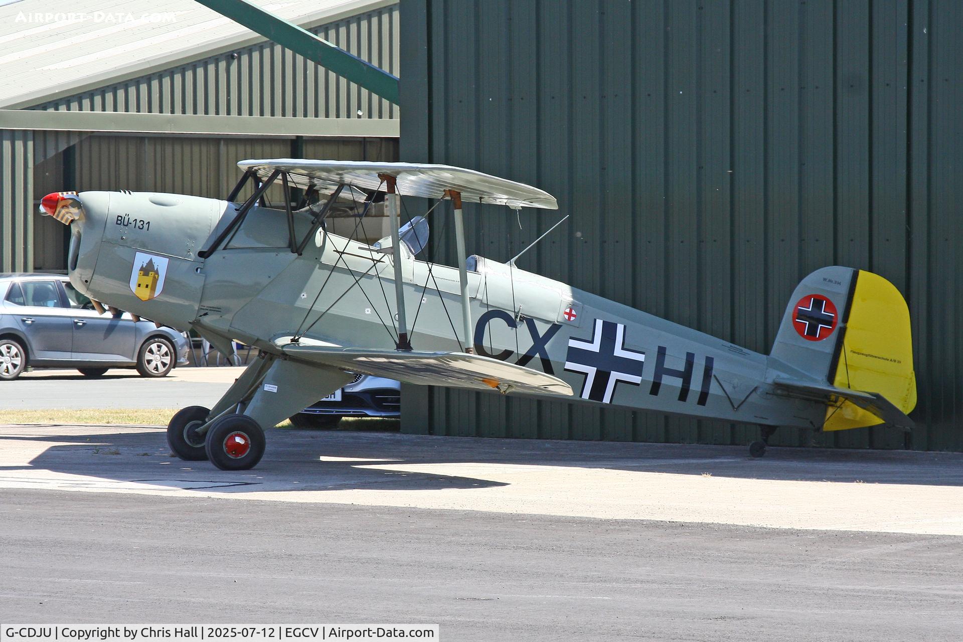 G-CDJU, 1954 CASA 1-131E Jungmann C/N 1078, Sleapkosh 2025