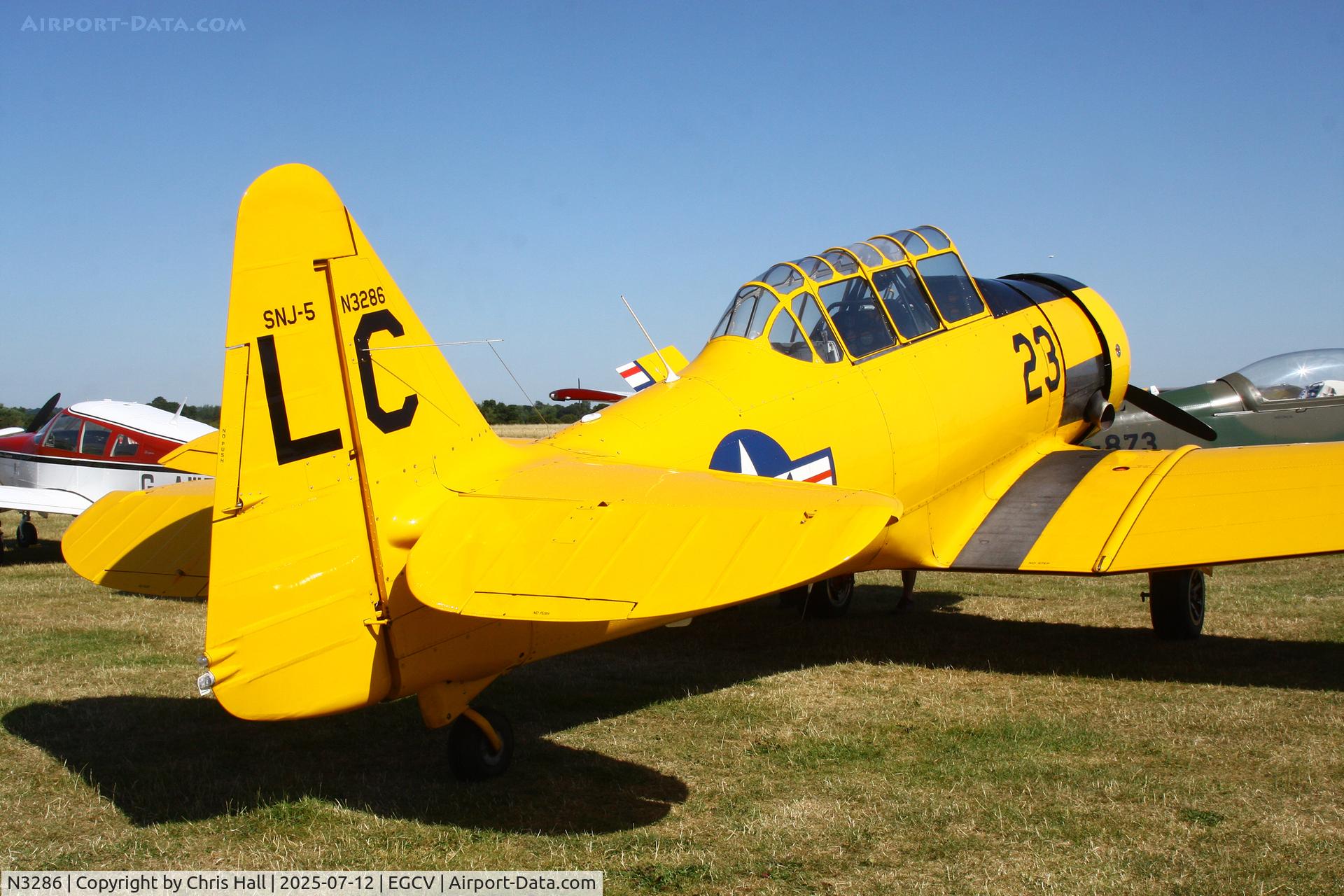 N3286, 1944 North American SNJ-5 Texan Texan C/N 88-15356, Sleapkosh 2025