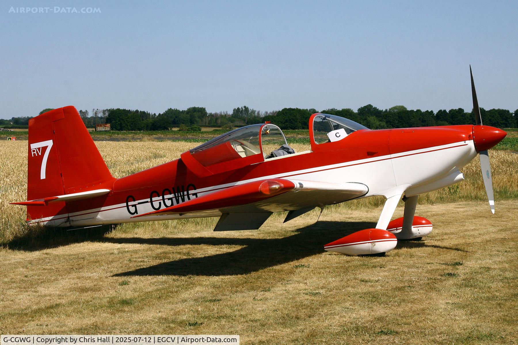 G-CGWG, 2011 Vans RV-7 C/N PFA 323-14486, Sleapkosh 2025