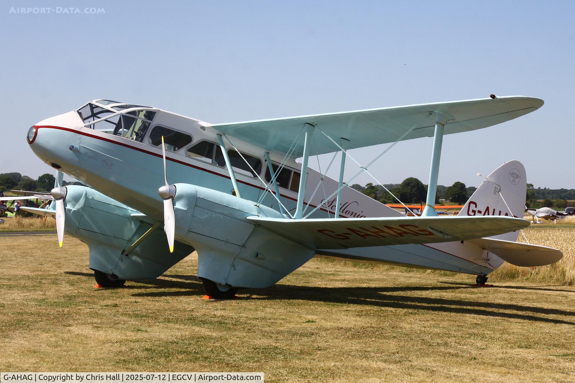 G-AHAG, 1945 De Havilland DH-89A Dominie I/Dragon Rapide C/N 6926, Sleapkosh 2025
