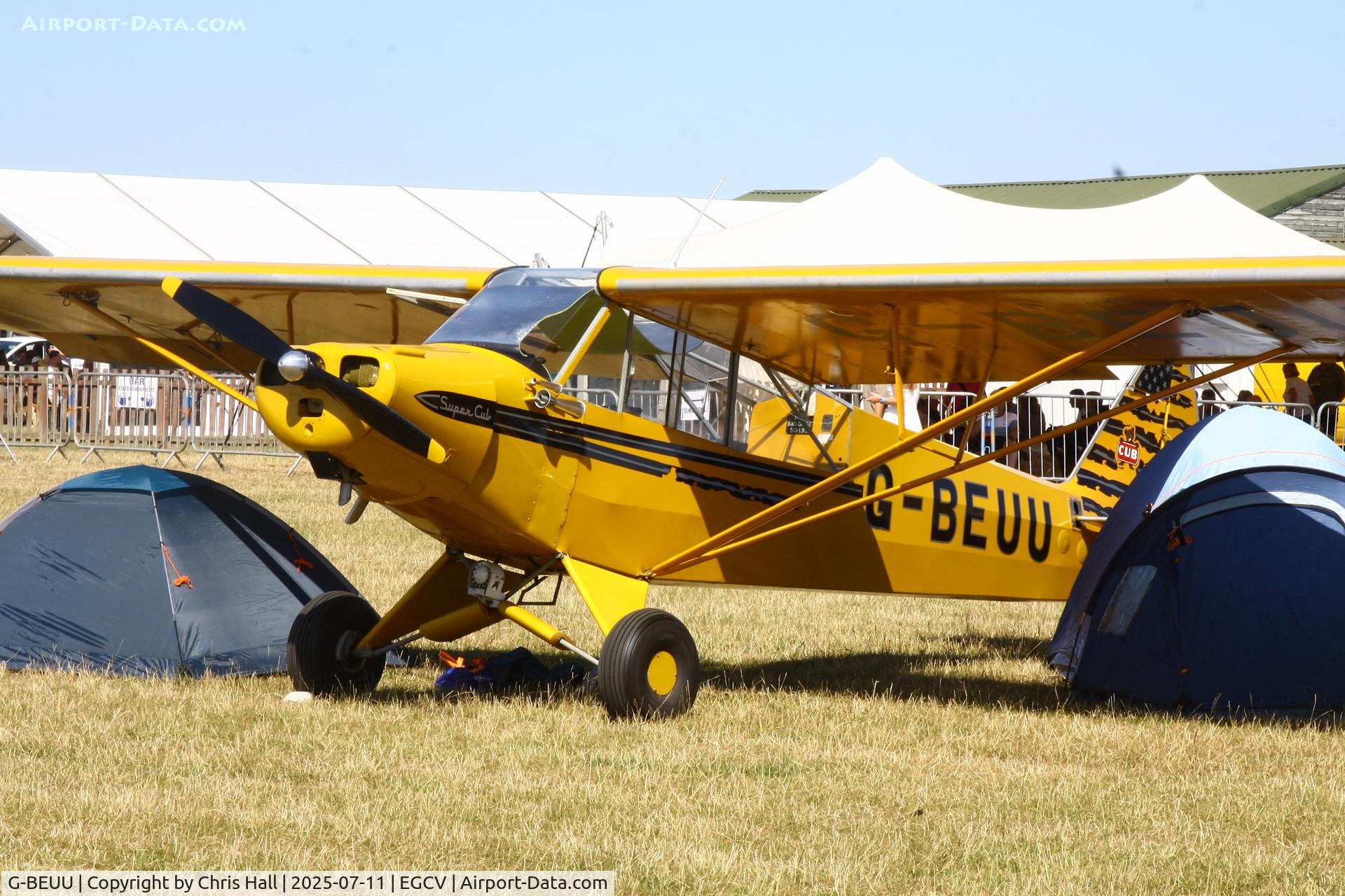G-BEUU, 1951 Piper L-18C Super Cub (PA-18-95) C/N 18-1551, Sleapkosh 2025