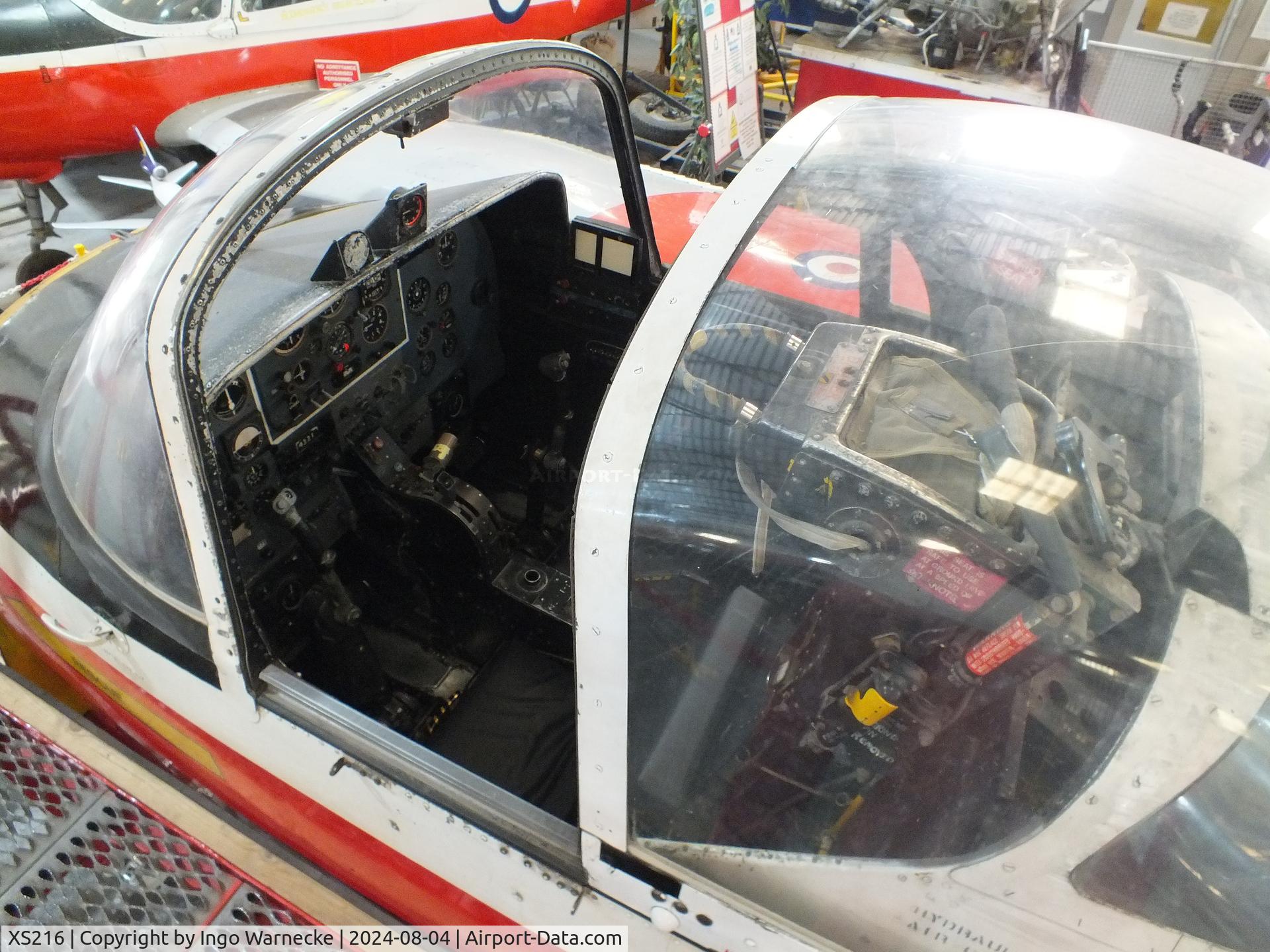 XS216, 1964 BAC 84 Jet Provost T.4 C/N PAC/W/23893, BAC P.84 Jet Provost T4 (cockpit section only) at the Aeroventure South Yorkshire Aircraft Museum, Doncaster #c