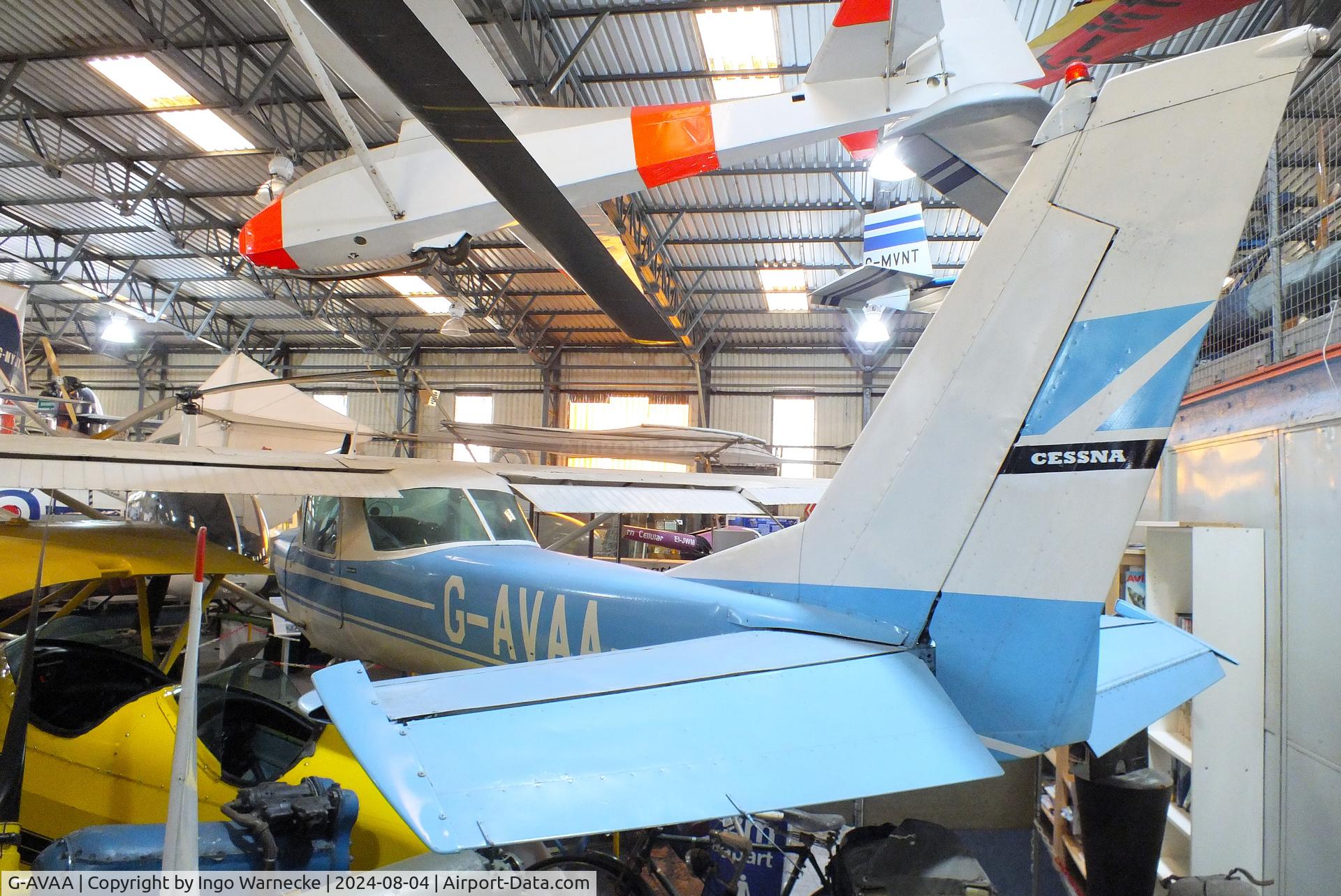 G-AVAA, 1967 Reims F150G C/N 0164, Cessna (Reims) F150G at the Aeroventure South Yorkshire Aircraft Museum, Doncaster