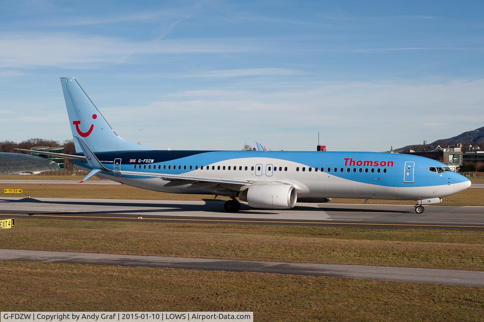 G-FDZW, 2011 Boeing 737-8K5 C/N 37254, Thomson 737-800