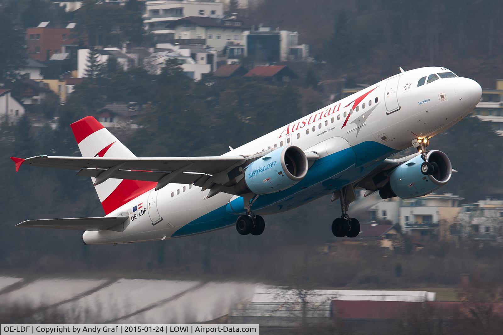OE-LDF, 2005 Airbus A319-112 C/N 2547, Austrian A319