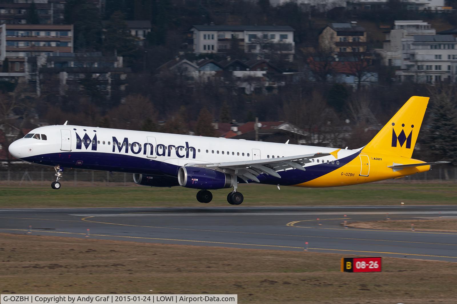 G-OZBH, 2004 Airbus A321-231 C/N 2105, Monarch A321