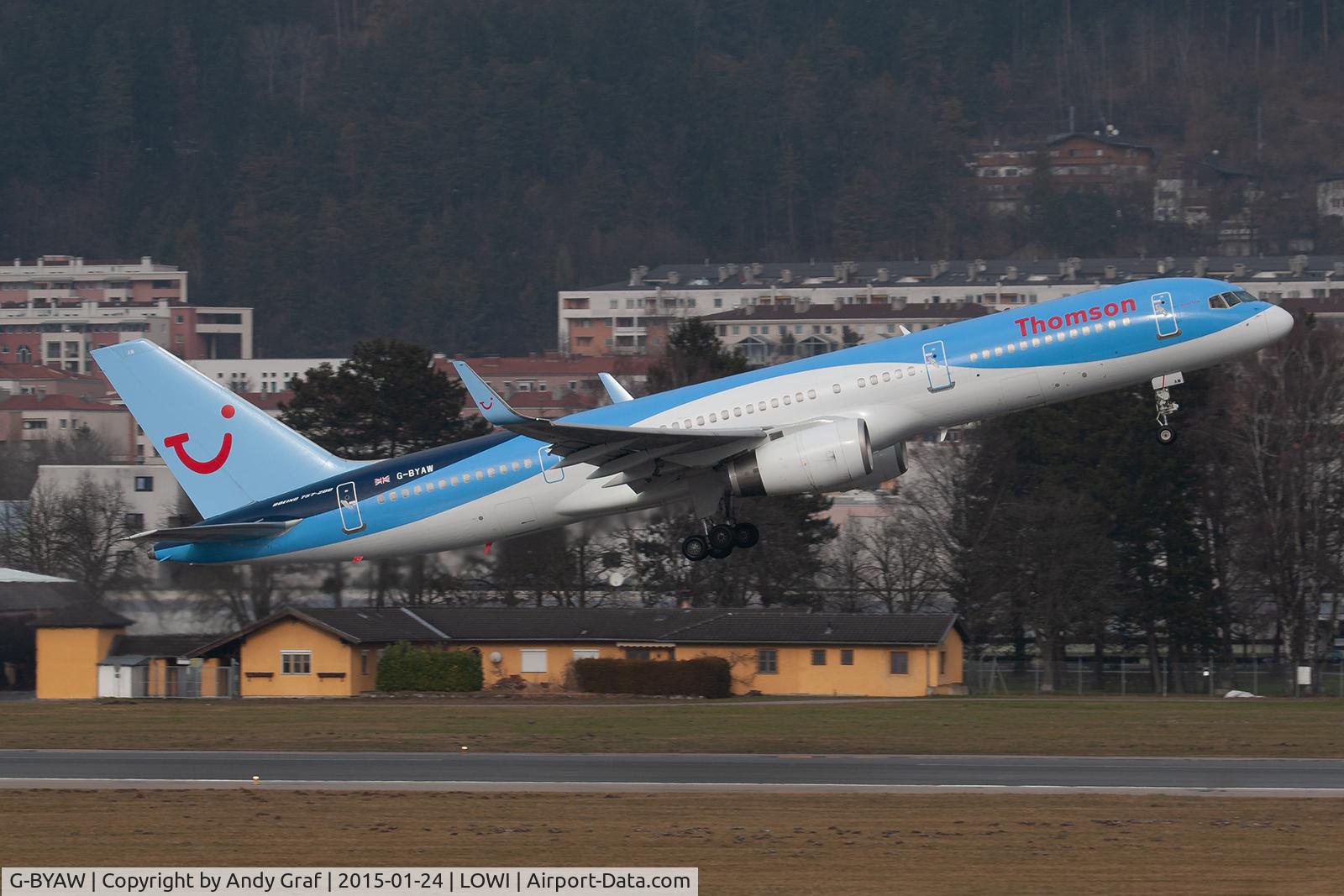 G-BYAW, 1995 Boeing 757-204 C/N 27234, Thomson 757-200