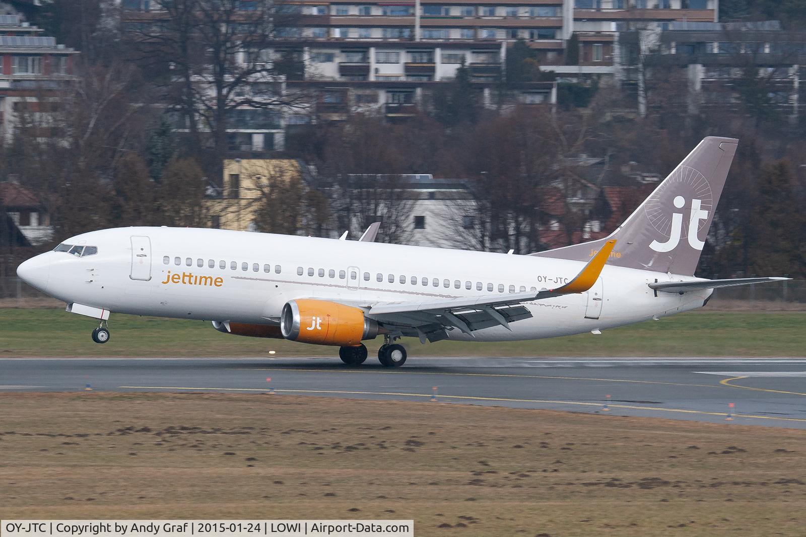 OY-JTC, 1987 Boeing 737-3L9 C/N 23718, Jettime 737-300
