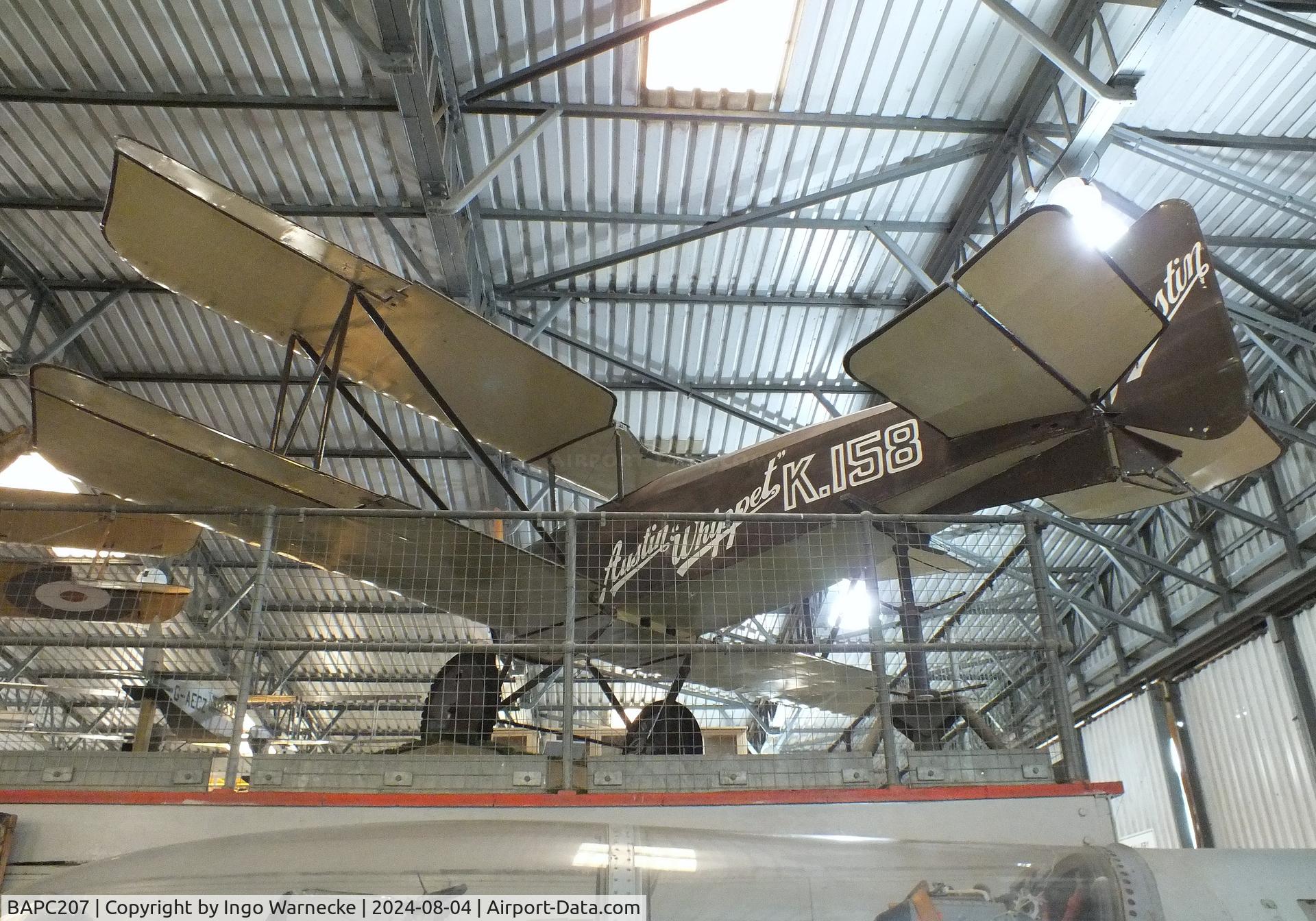 BAPC207, 1993 Austin Whippet Replica C/N BAPC-207, Austin Whippet replica at the Aeroventure South Yorkshire Aircraft Museum, Doncaster