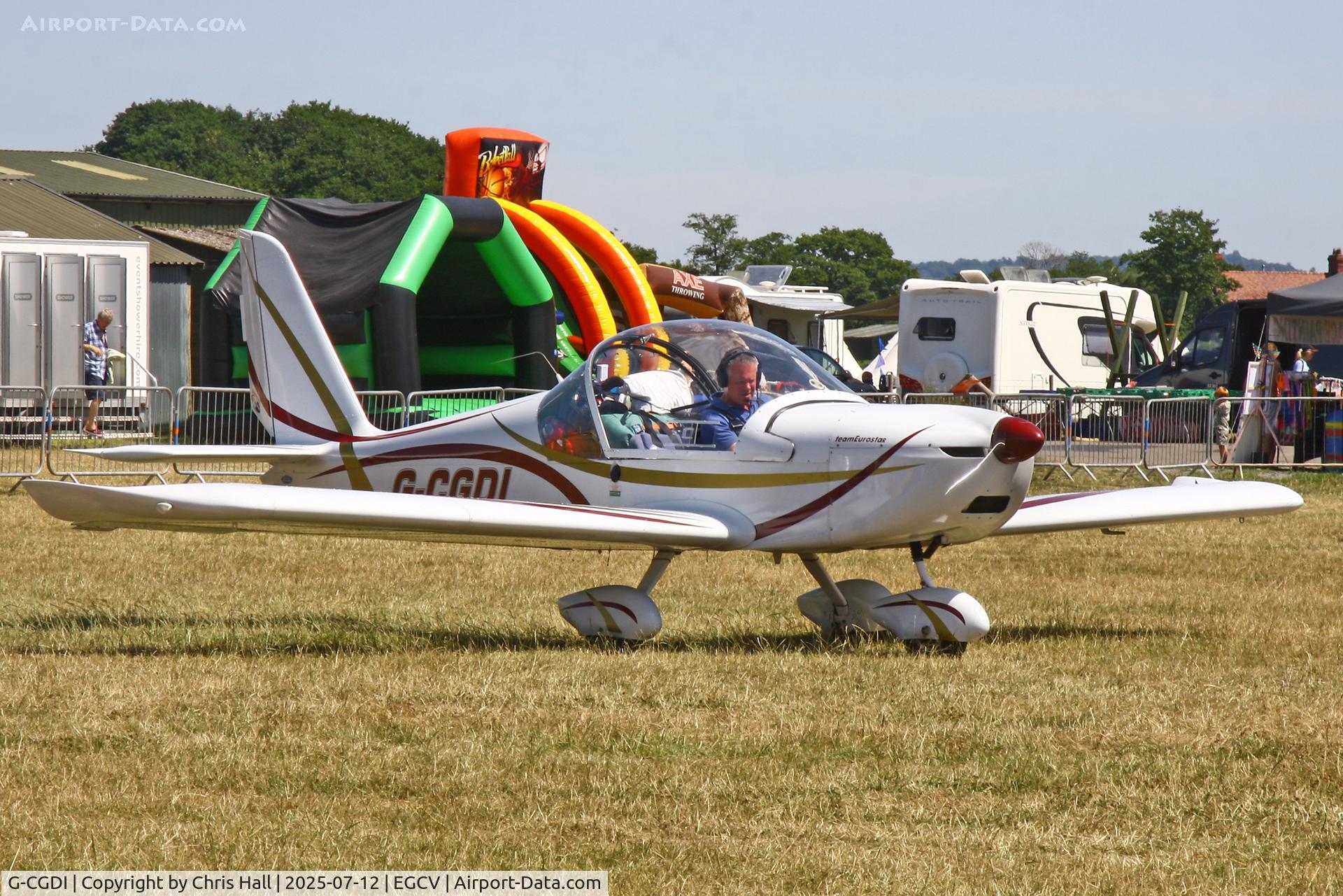 G-CGDI, 2009 Aerotechnik EV-97A Eurostar C/N PFA 315A-14606, Sleapkosh 2025