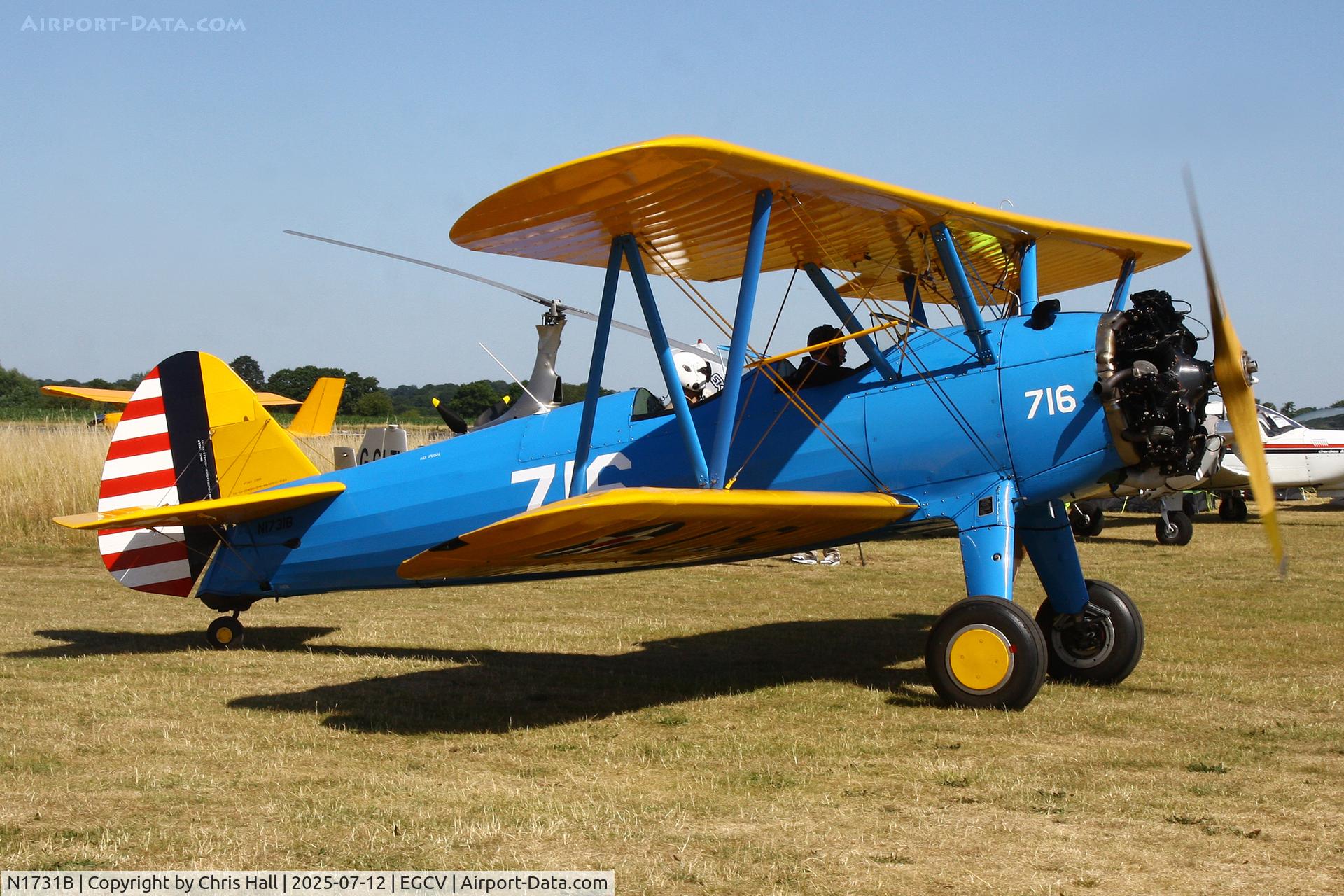 N1731B, 1943 Boeing E75 C/N 75-5716, Sleapkosh 2025