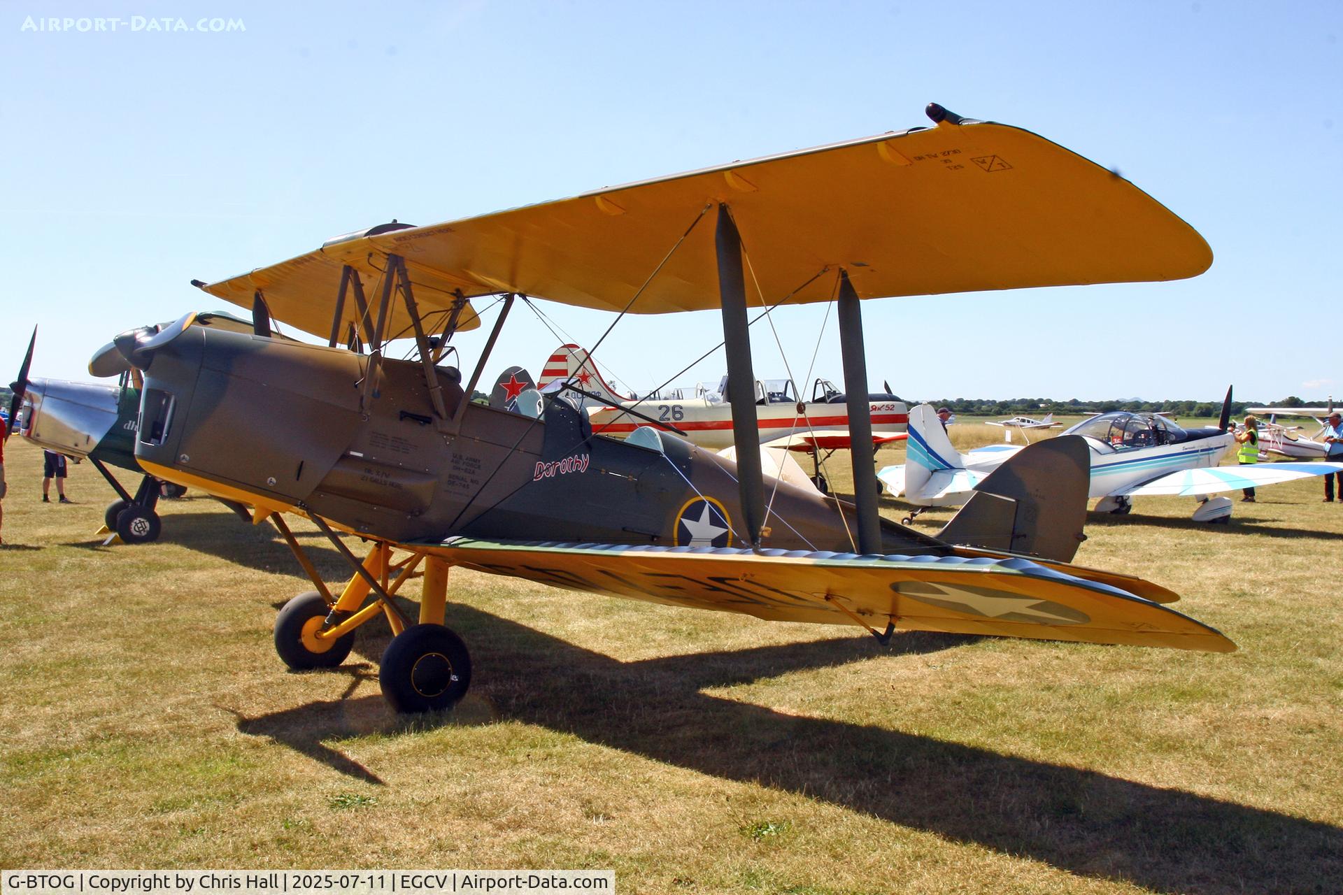 G-BTOG, 1944 De Havilland DH-82A Tiger Moth II C/N 86500, Sleapkosh 2025