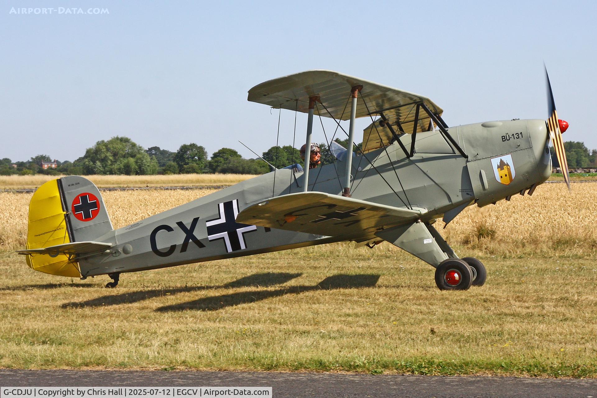 G-CDJU, 1954 CASA 1-131E Jungmann C/N 1078, Sleapkosh 2025
