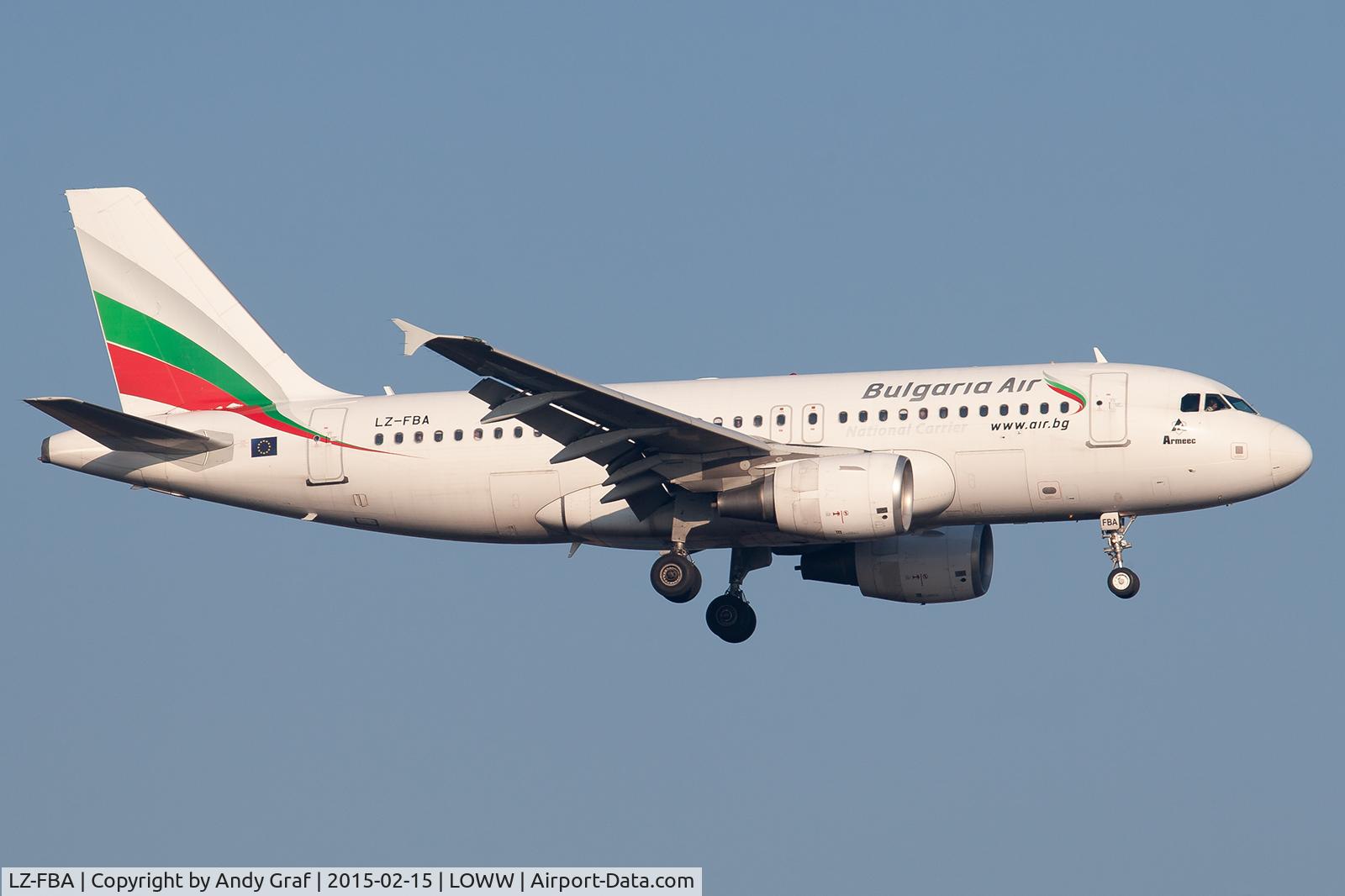 LZ-FBA, 2008 Airbus A319-112 C/N 3564, Bulgaria Air A319