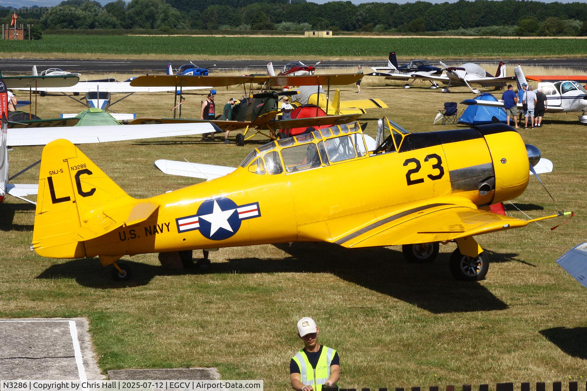 N3286, 1944 North American SNJ-5 Texan Texan C/N 88-15356, Sleapkosh 2025