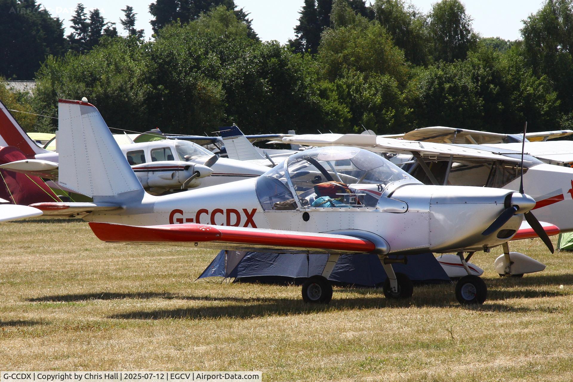 G-CCDX, 2003 Aerotechnik EV-97 Eurostar C/N PFA 315-14013, Sleapkosh 2025