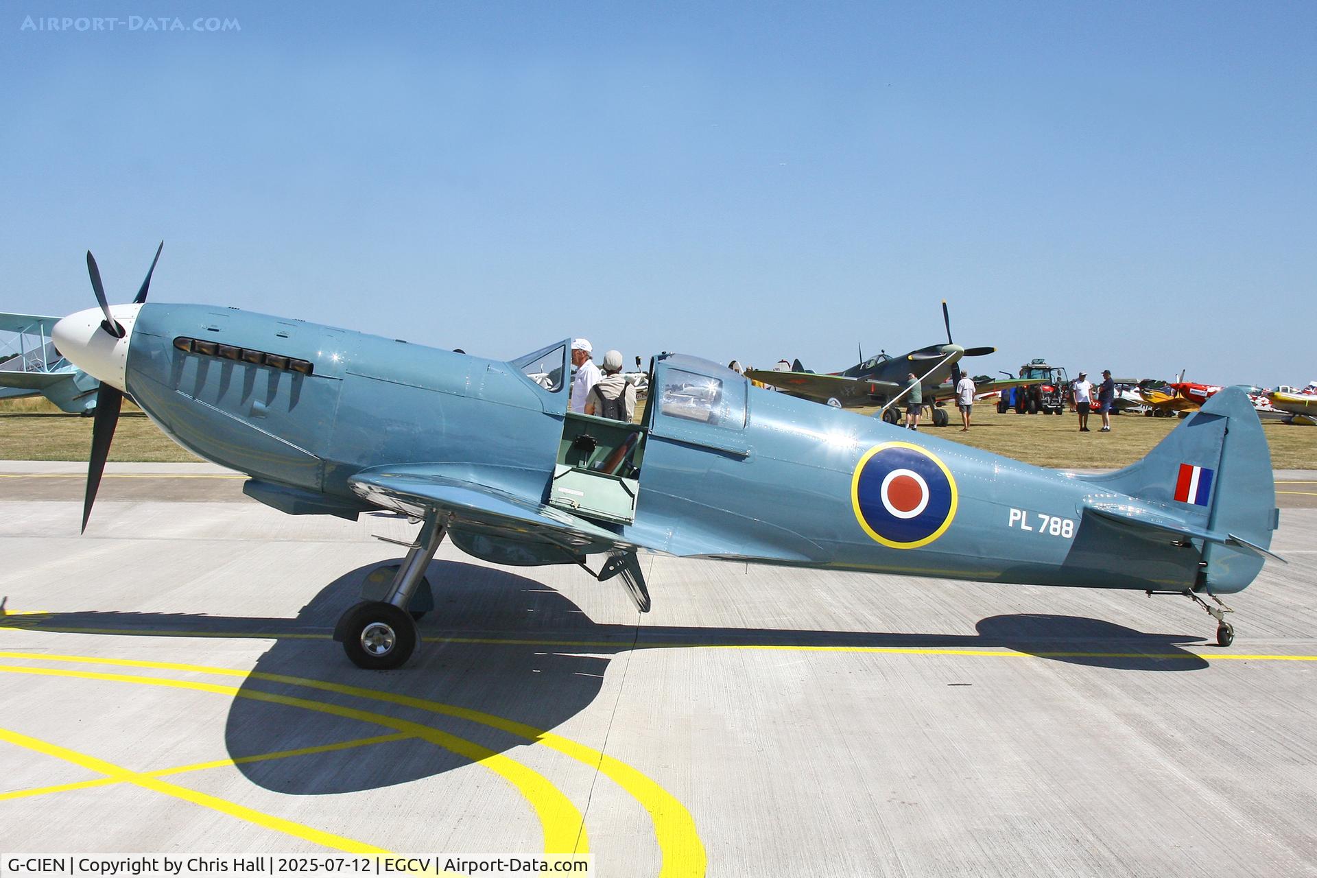 G-CIEN, 2014 Supermarine Aircraft Spitfire Mk.26 C/N PFA 324-14492, Sleapkosh 2025