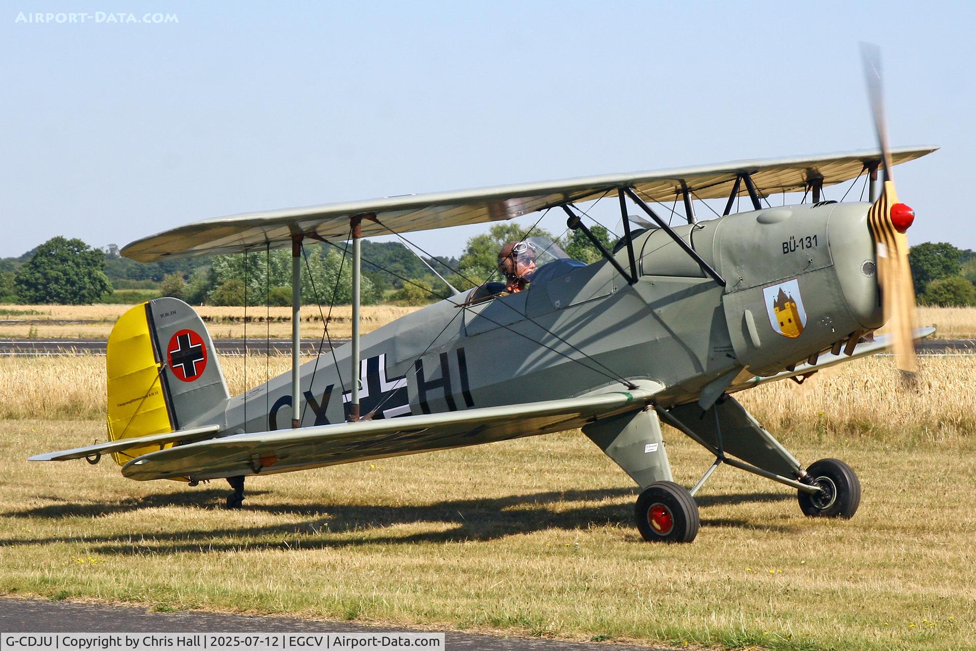 G-CDJU, 1954 CASA 1-131E Jungmann C/N 1078, Sleapkosh 2025