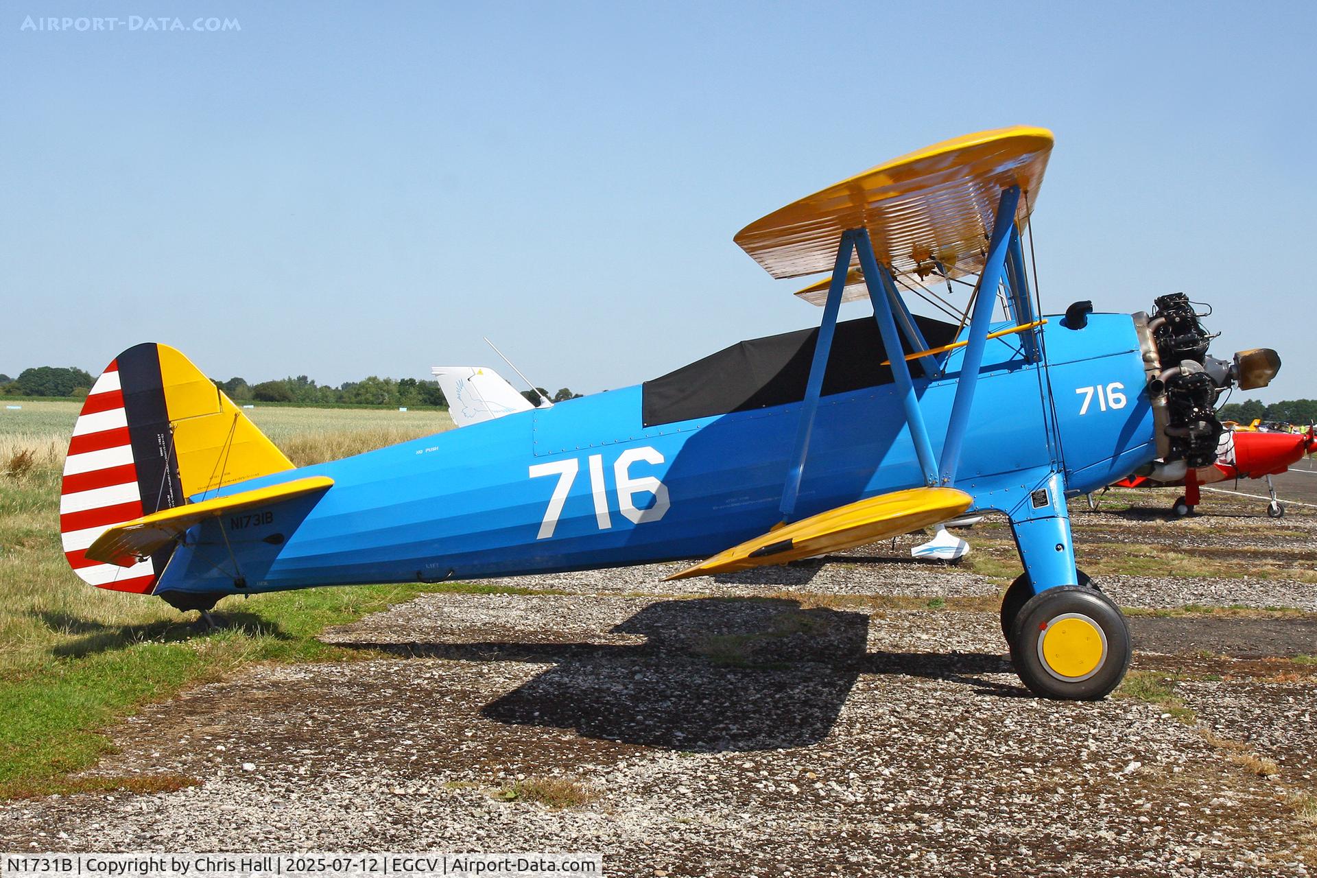 N1731B, 1943 Boeing E75 C/N 75-5716, Sleapkosh 2025